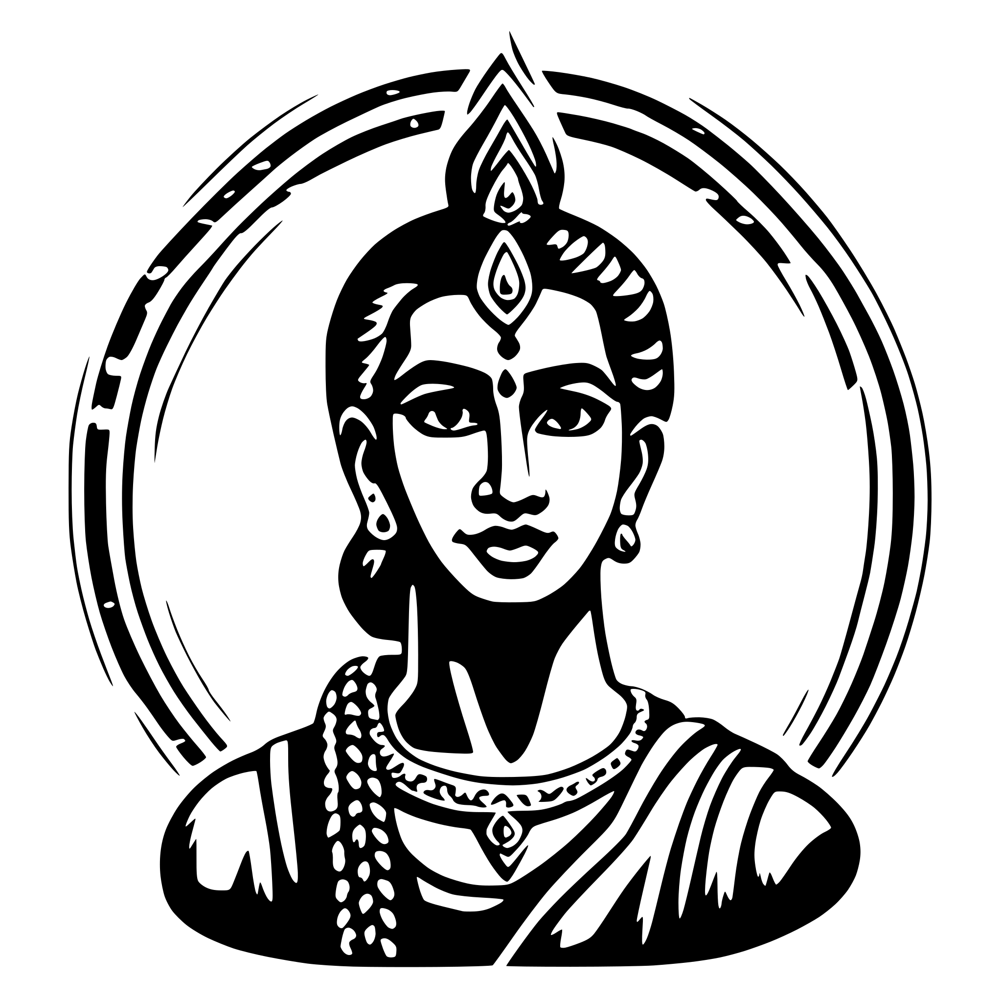 AI-generated SVG of 'lord Murugan'