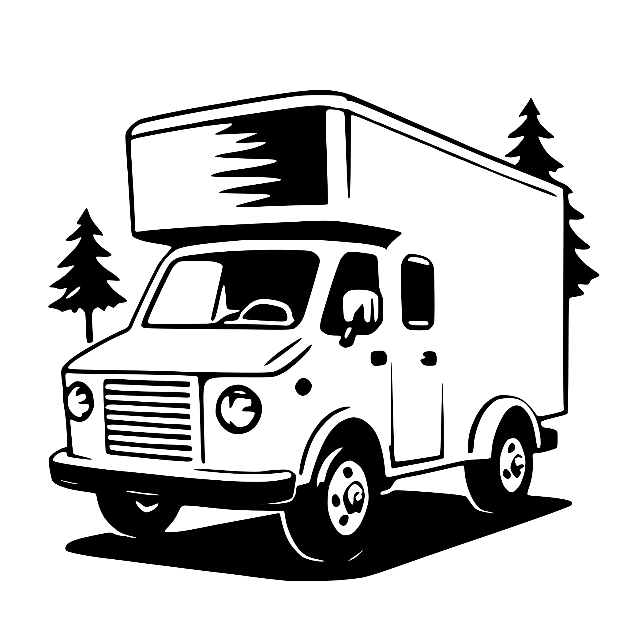 AI-generated SVG of a box truck
