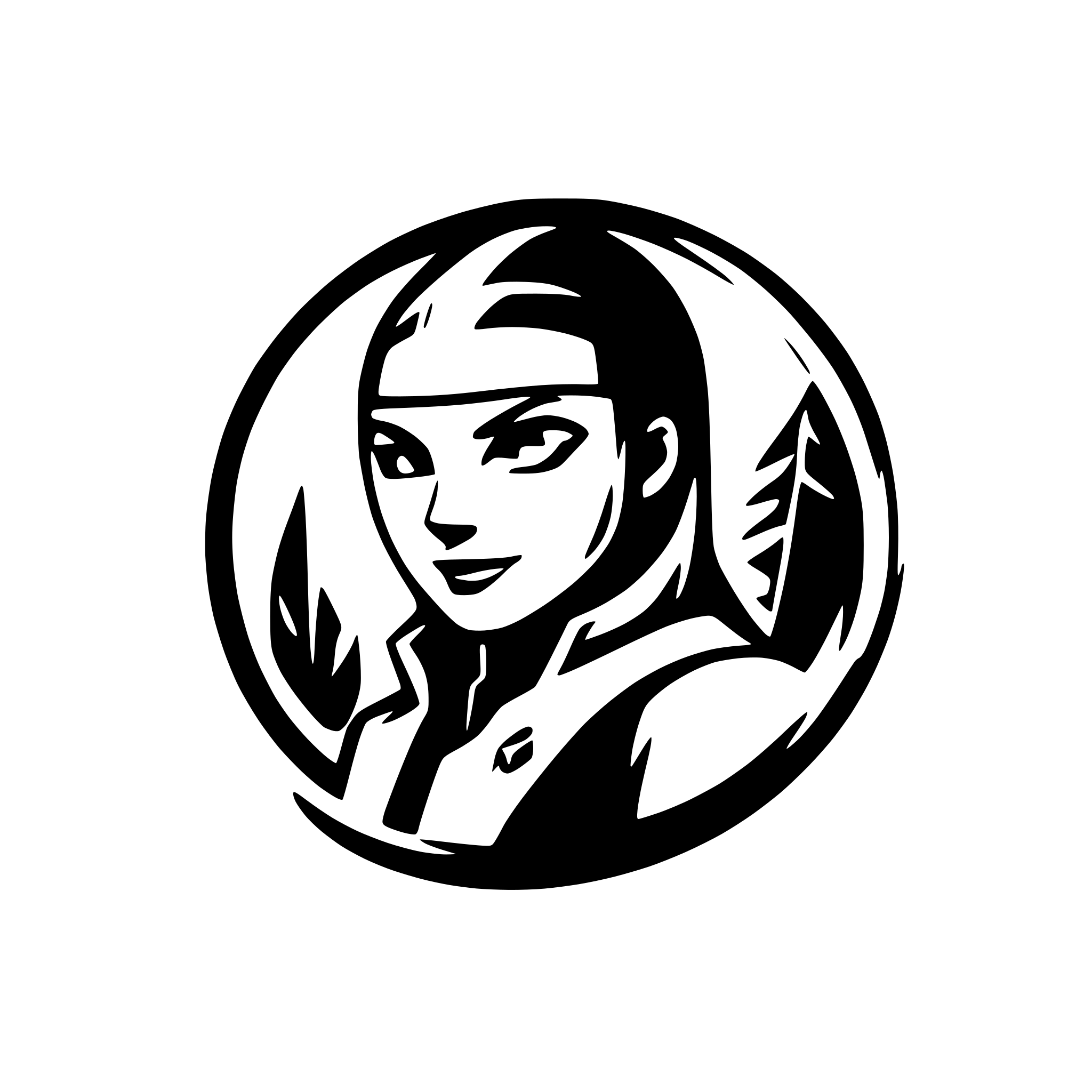 AI-generated SVG of a hacker