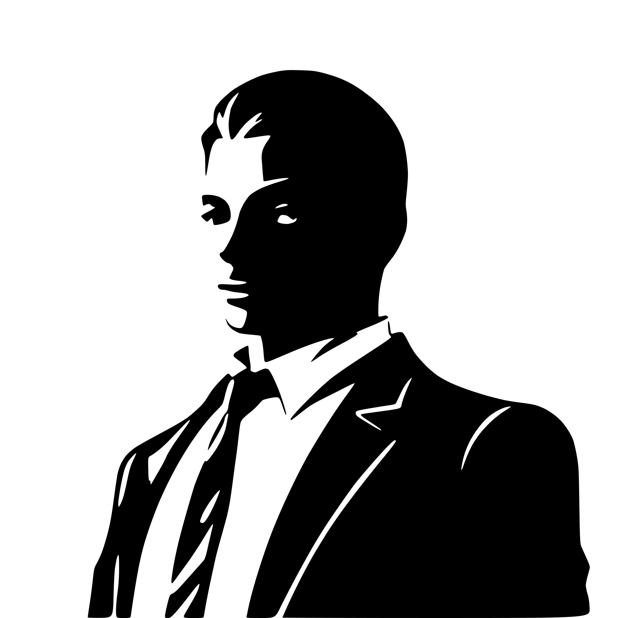 AI-generated SVG of 'gentleman'