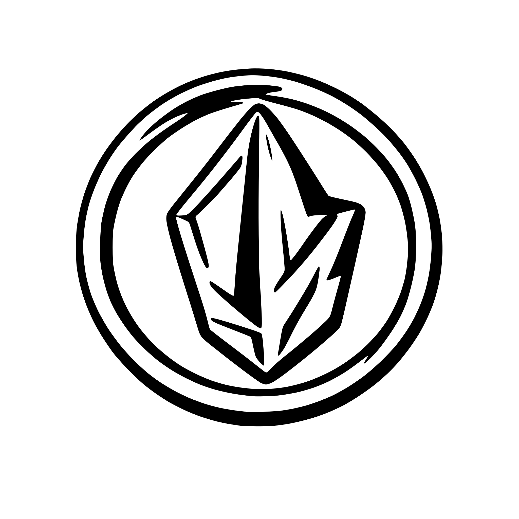 AI-generated SVG of 'Runic Tungsten Crystal'