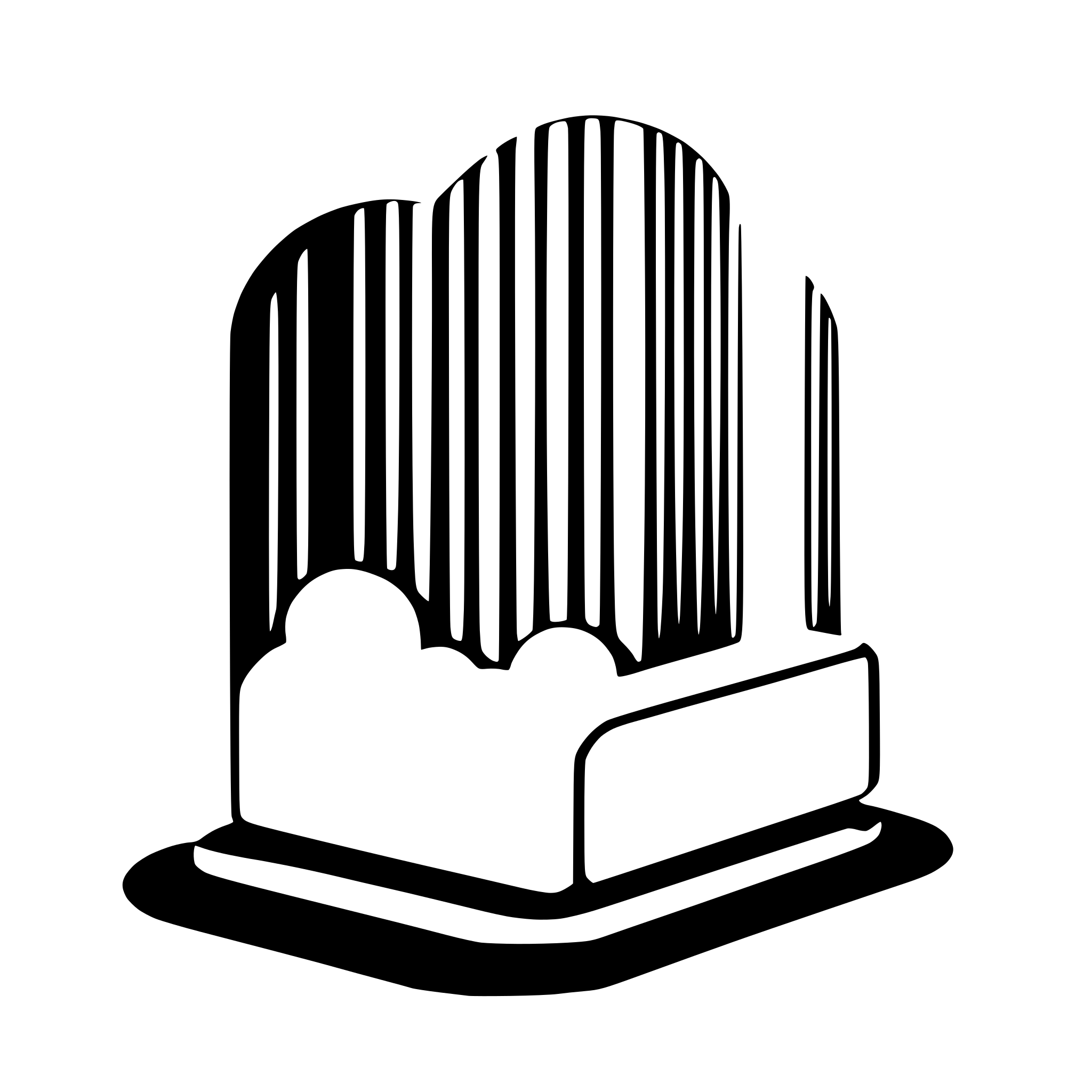 AI-generated SVG of a server cloud