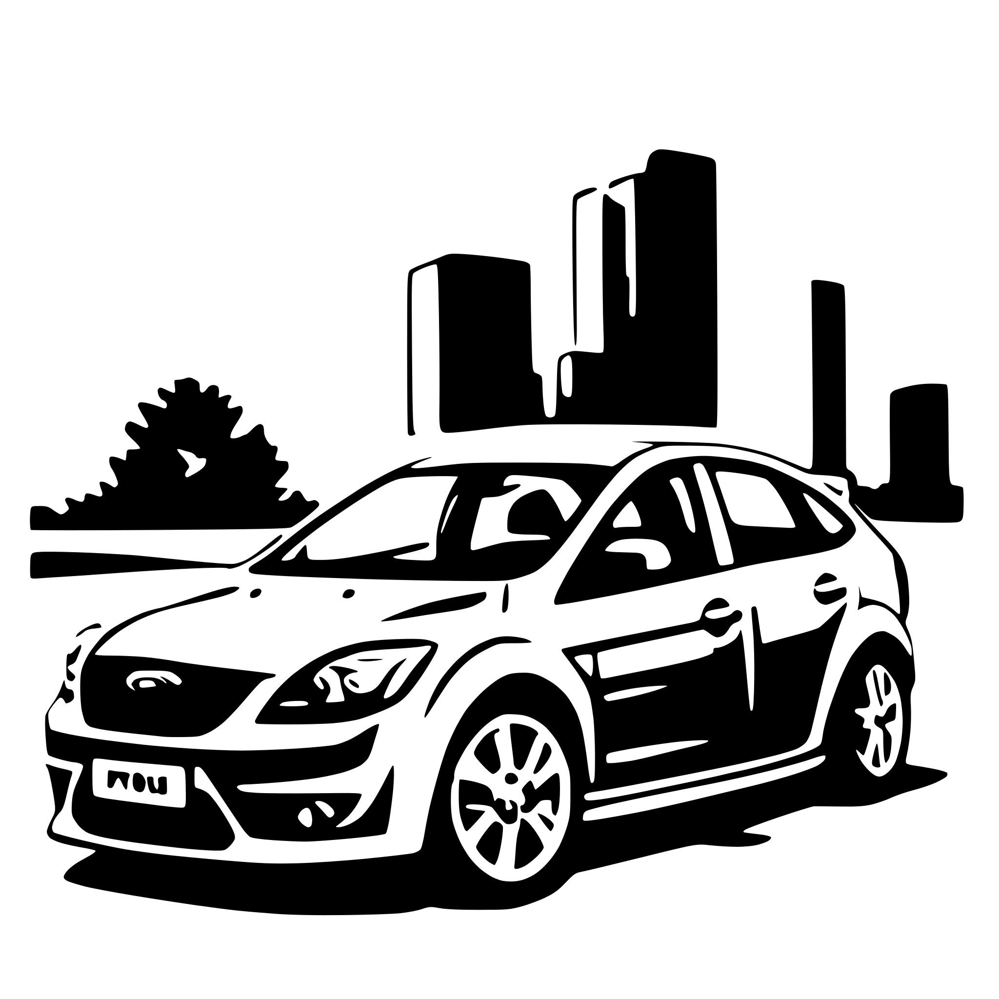 AI-generated SVG of 'Ford Focus'