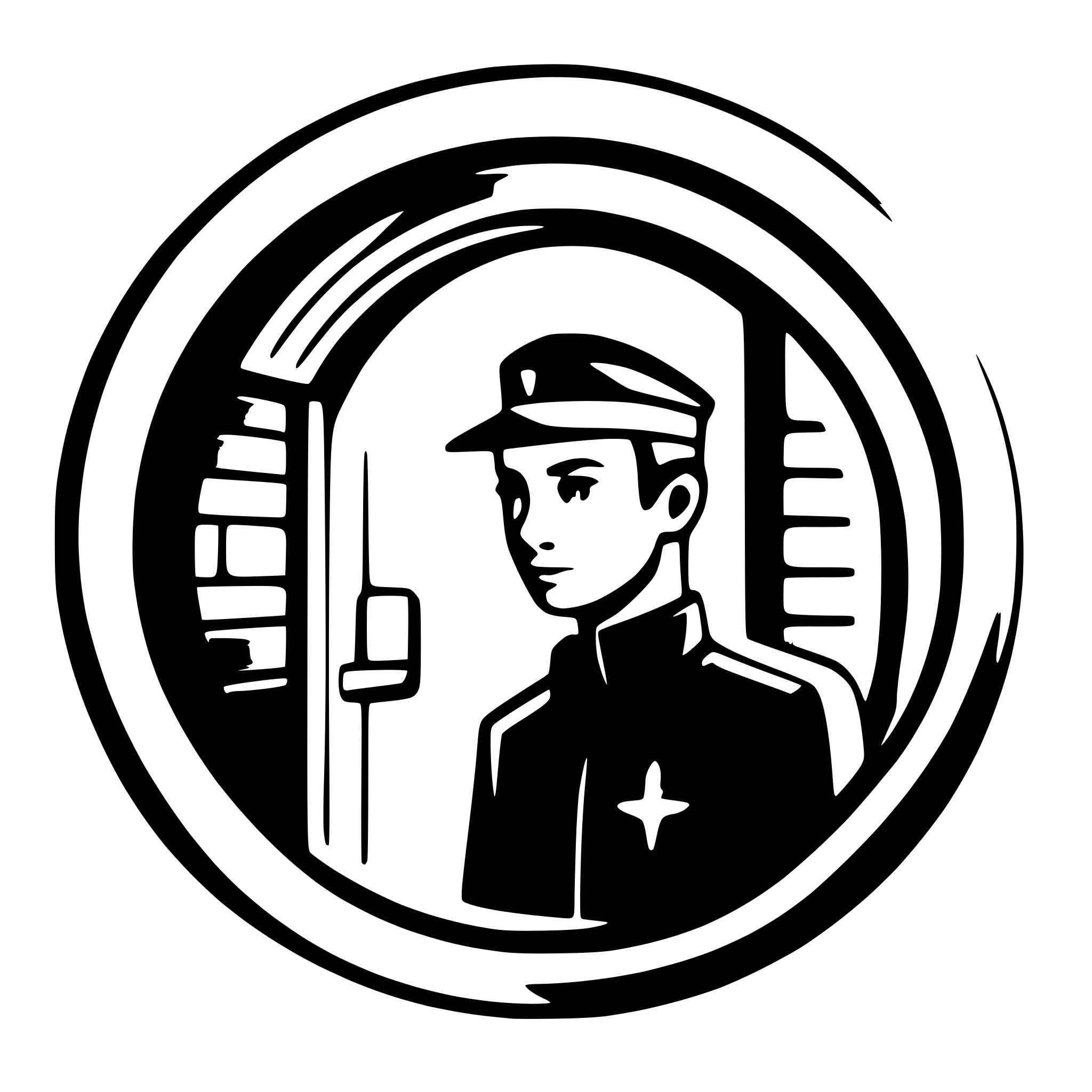 AI-generated SVG of a a security guard in front of a red door