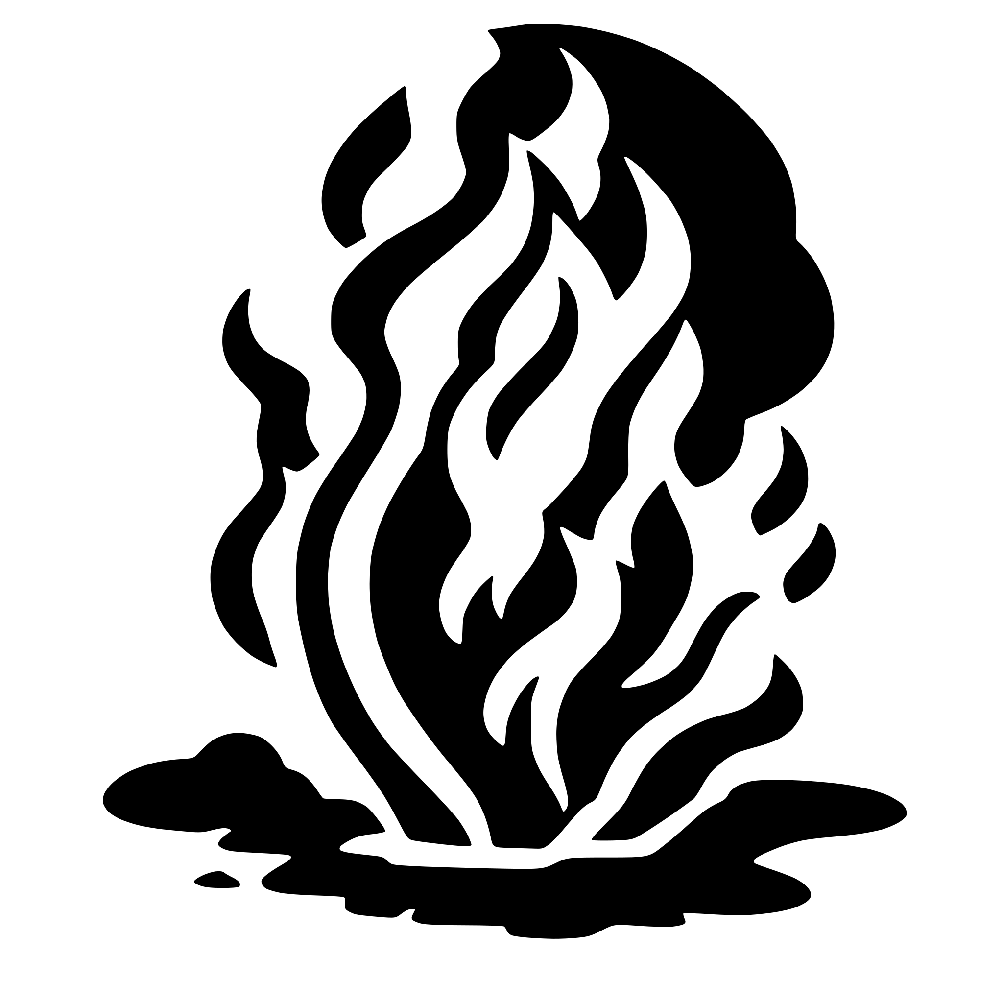 AI-generated SVG of 'fire svg'
