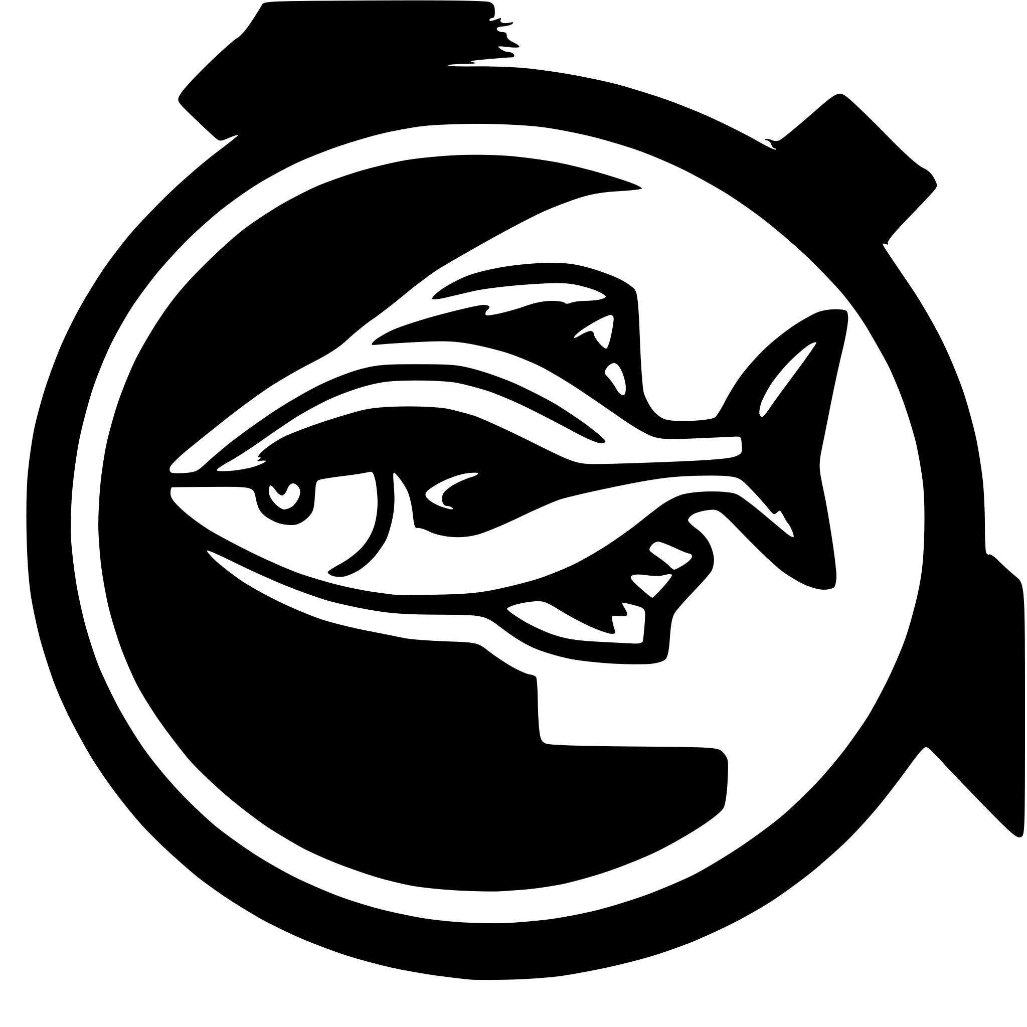 AI-generated SVG of a A red snapper but only the outlines and a more abstract depiction as it is a logo, only the fish no extras, red color outlines