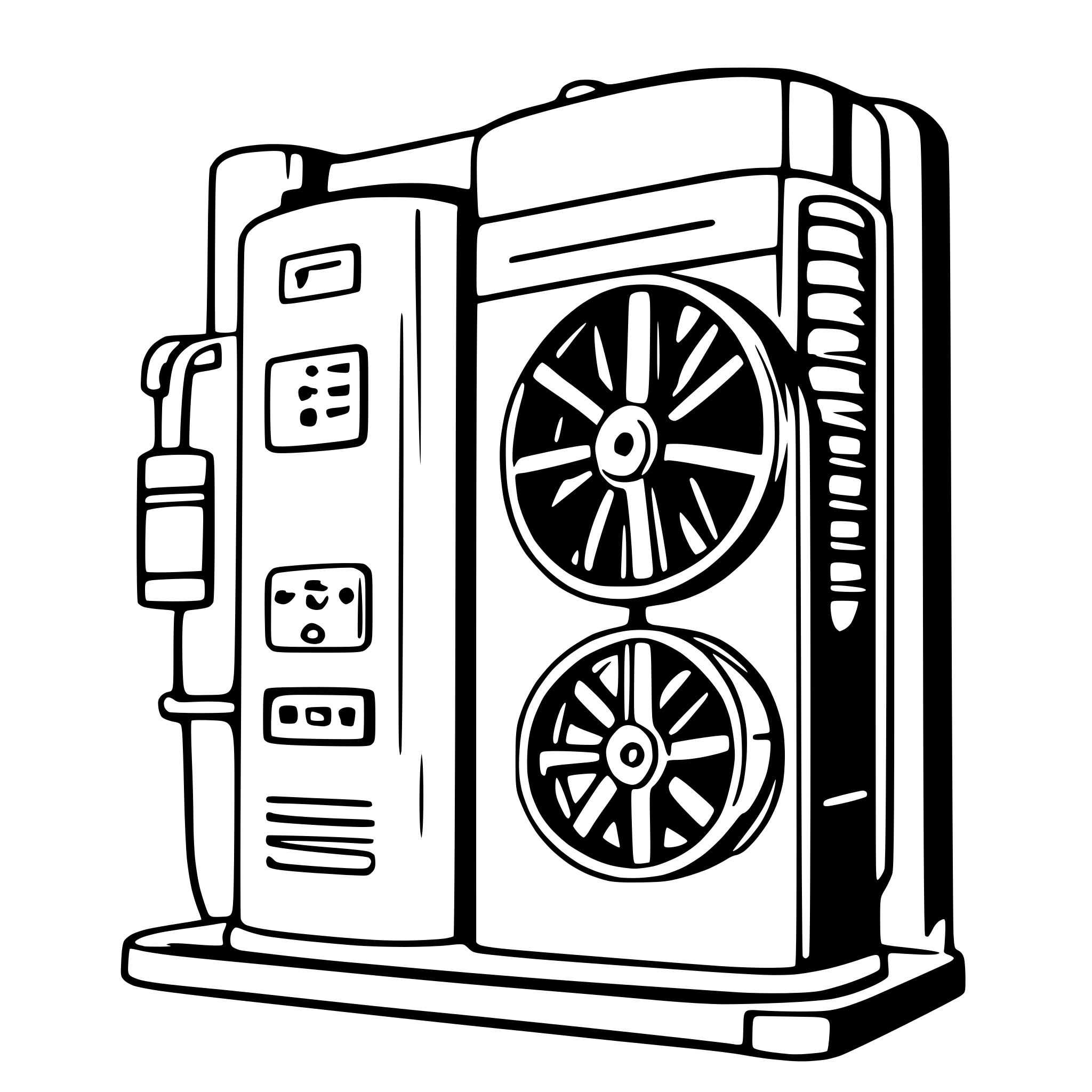 AI-generated SVG of a BIG INDUSTRIAL HEAT PUMP