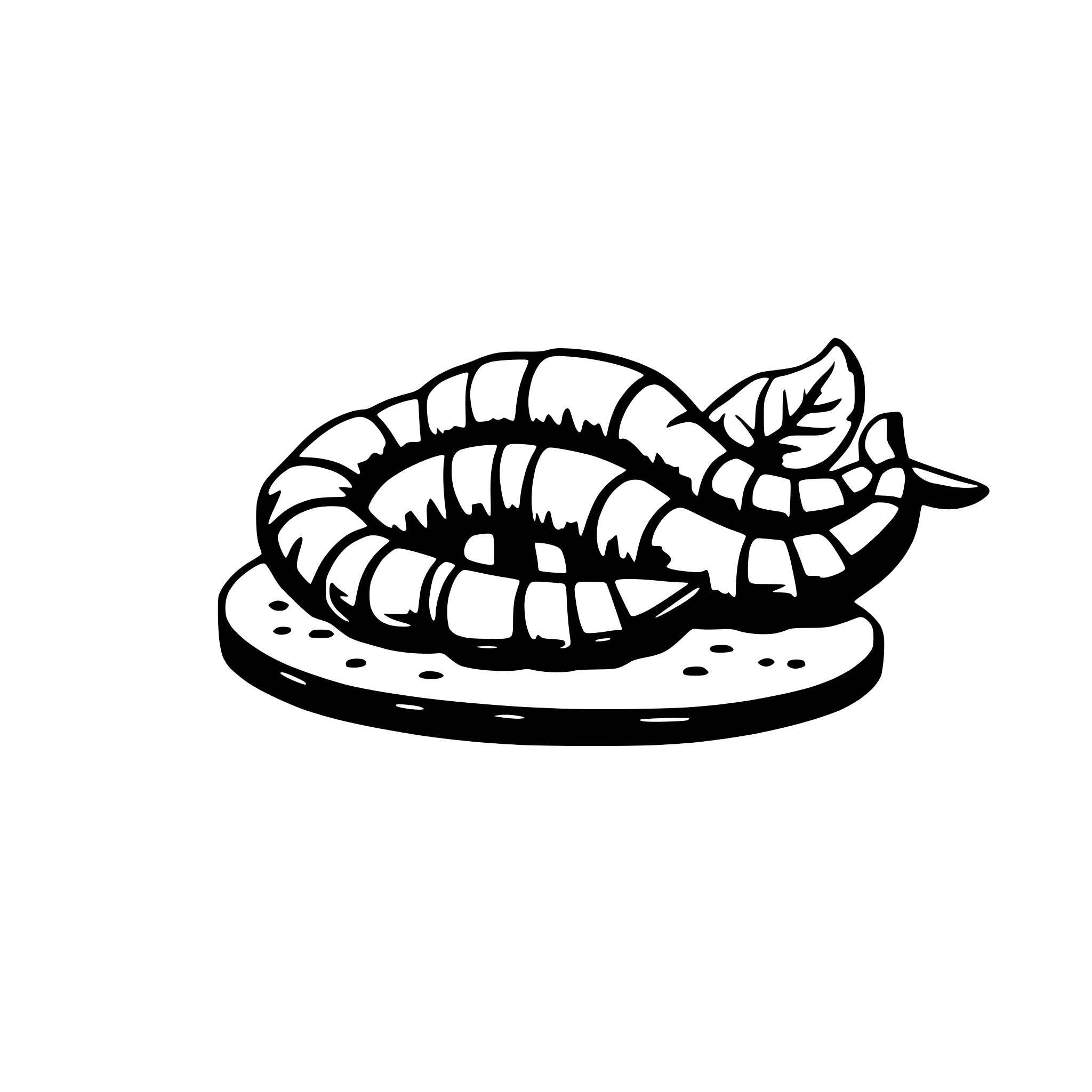 AI-generated SVG of 'shrimp AI'