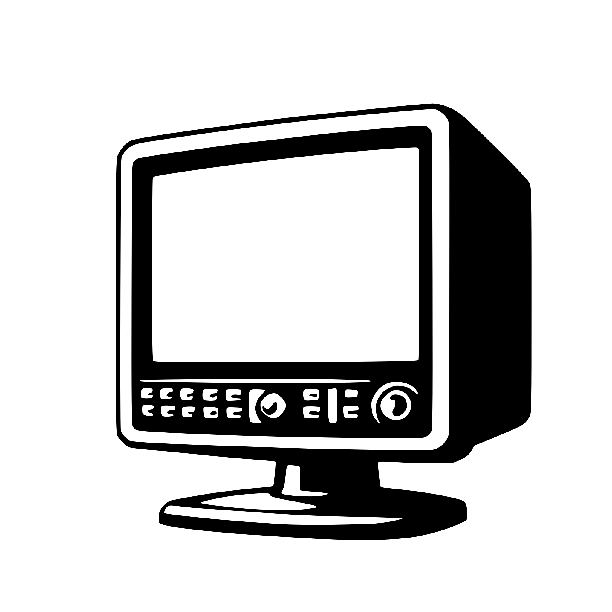 AI-generated SVG of a computer monitor