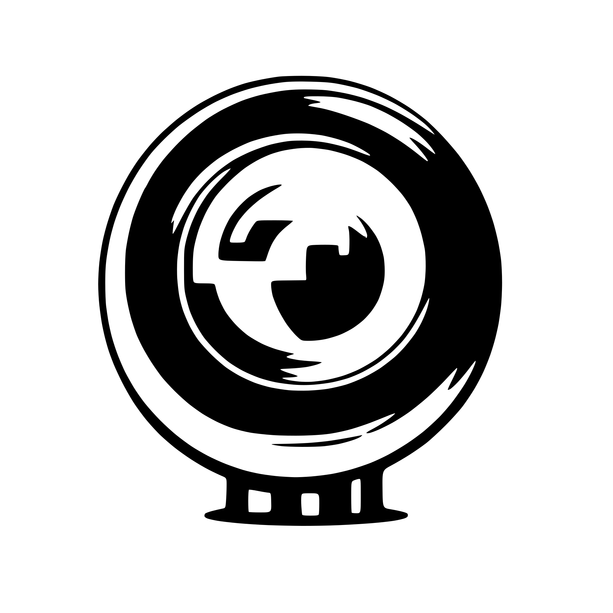 AI-generated SVG of a A 2d logo, minimalistic, lens, simple