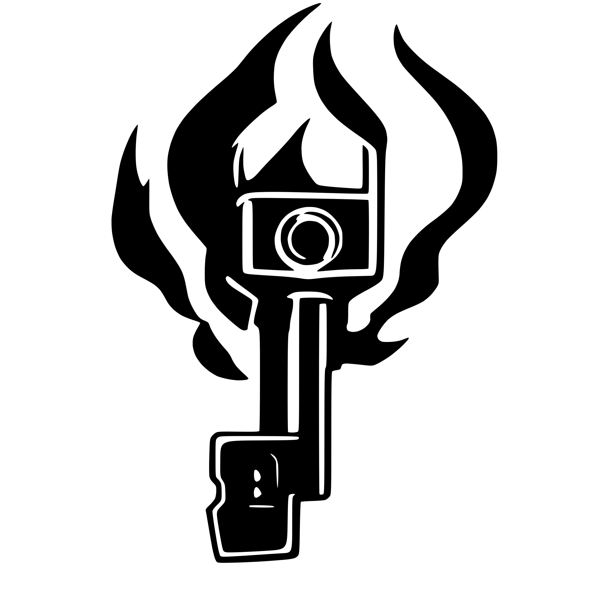 AI-generated SVG of 'Flame that trades a team fortress 2 mannco key'
