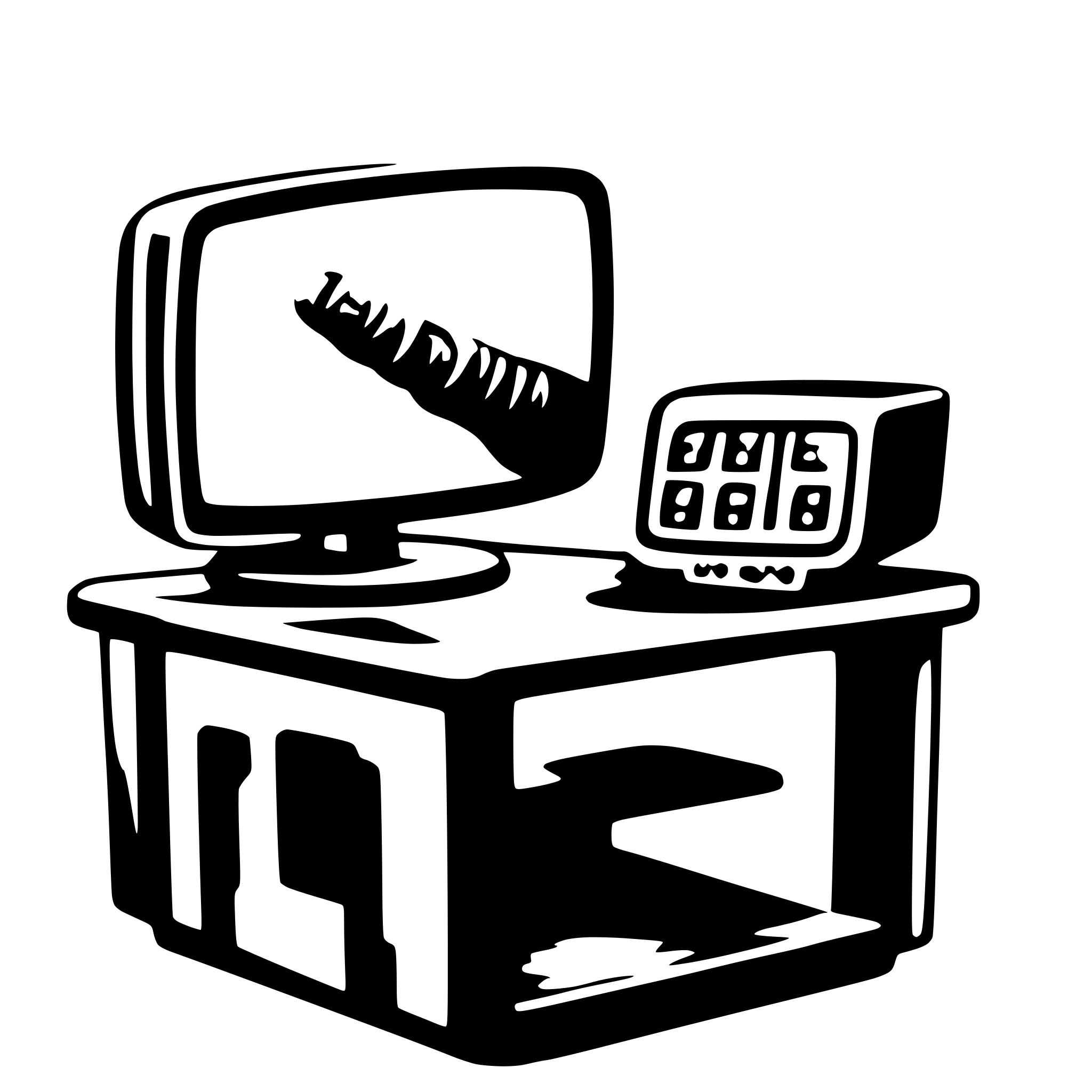 AI-generated SVG of a IPTV