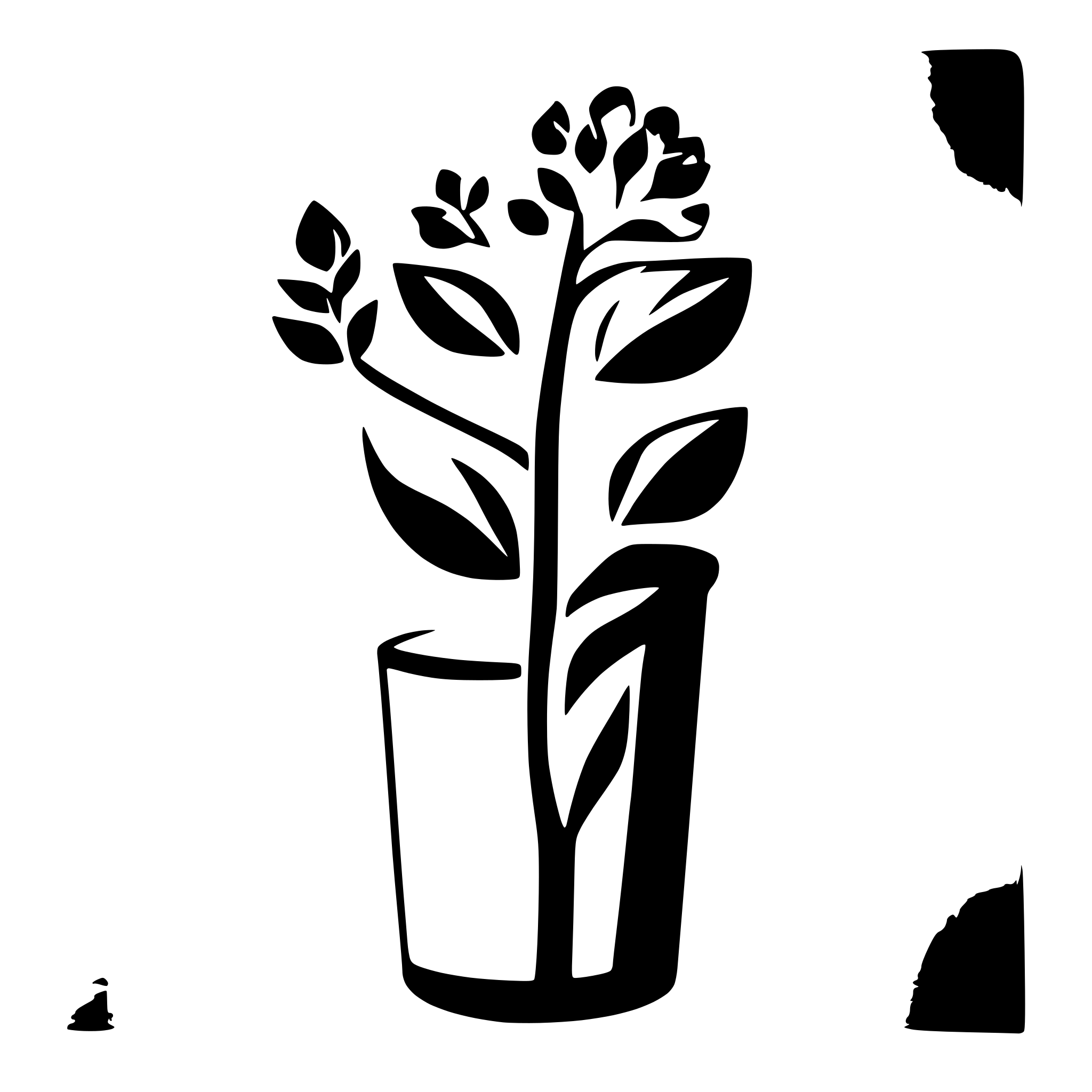 AI-generated SVG of 'flower pixelated'