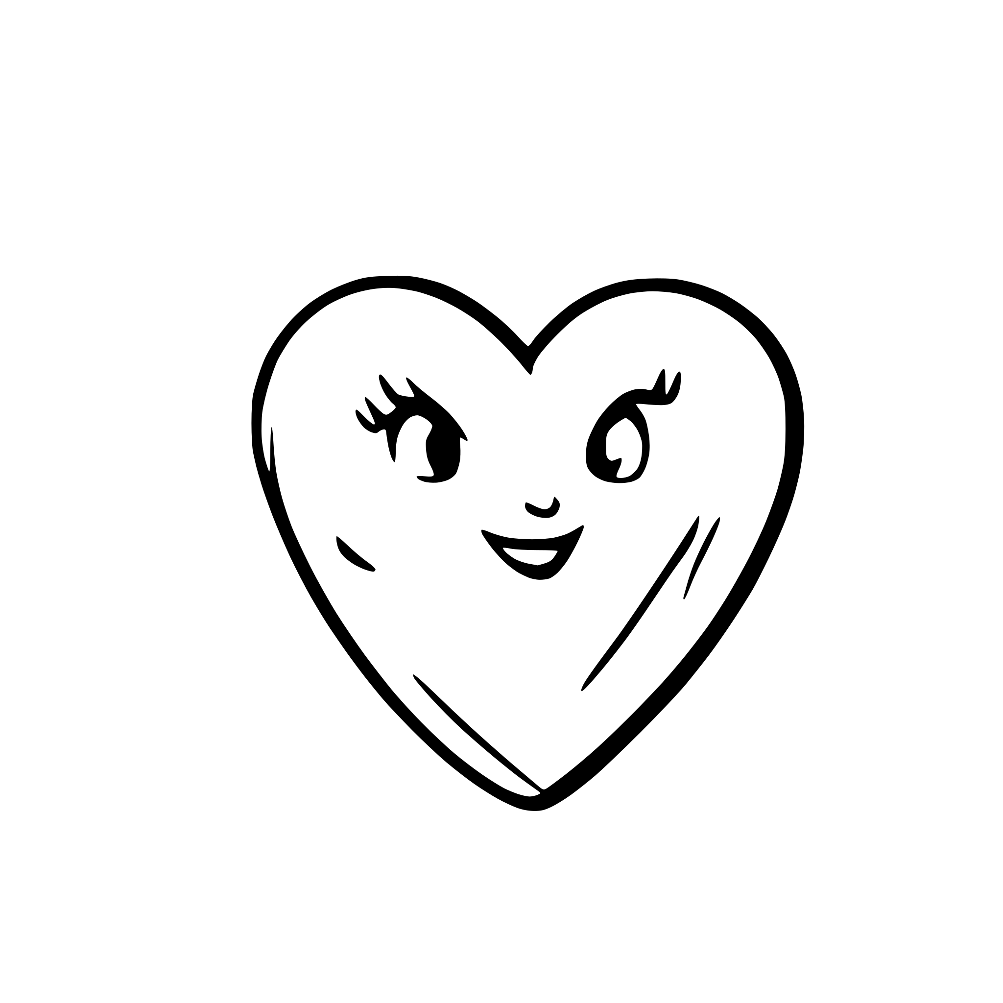 AI-generated SVG of a heart only 1 line