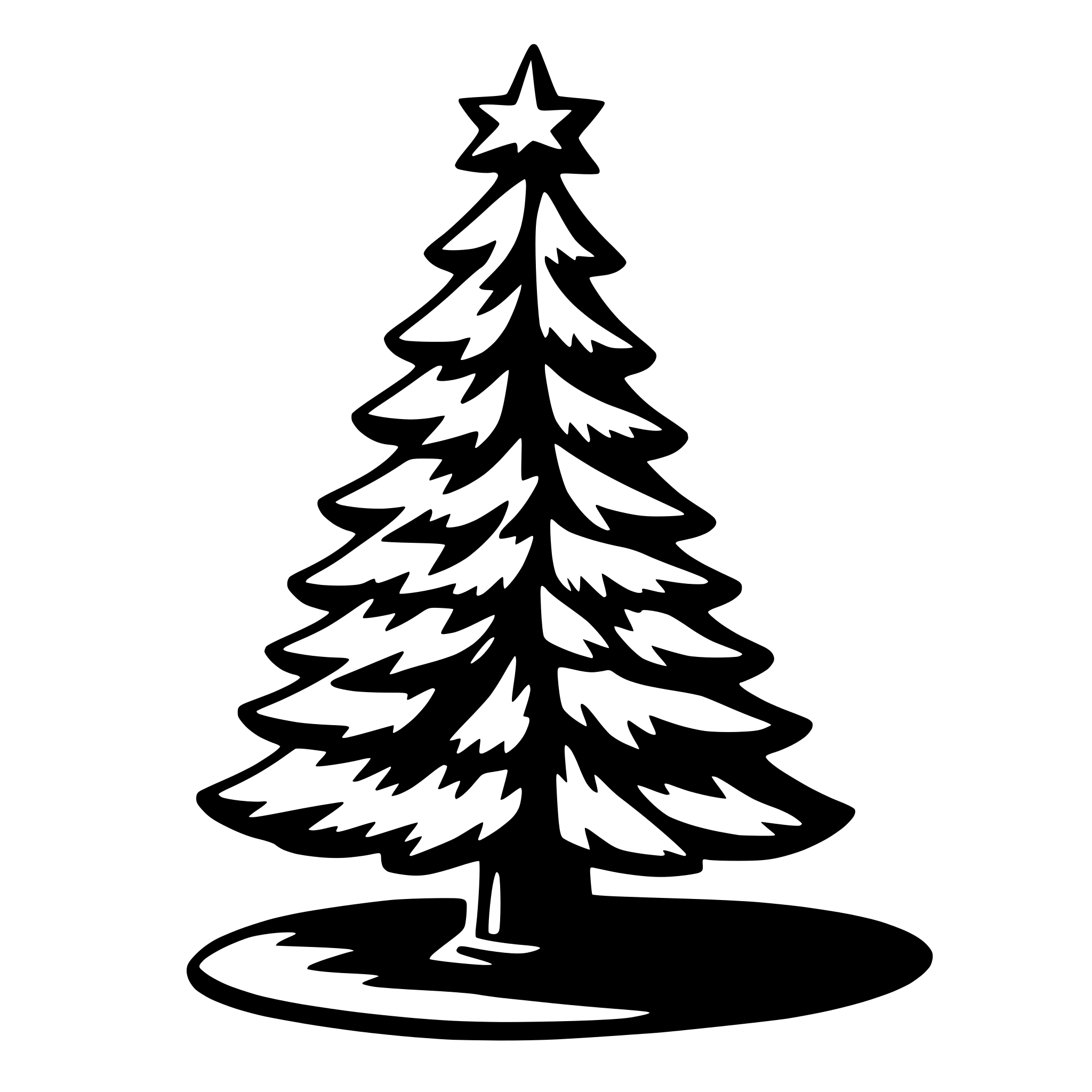 AI-generated SVG of 'christmas tree'