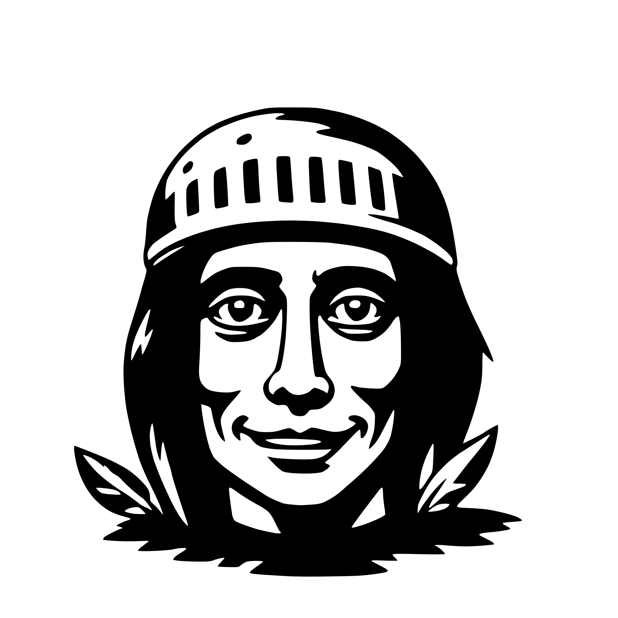 AI-generated SVG of a ah puch