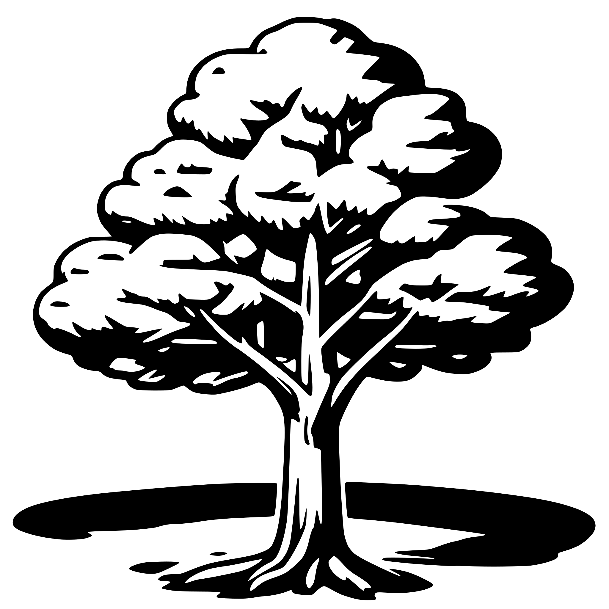 AI-generated SVG of a Tree