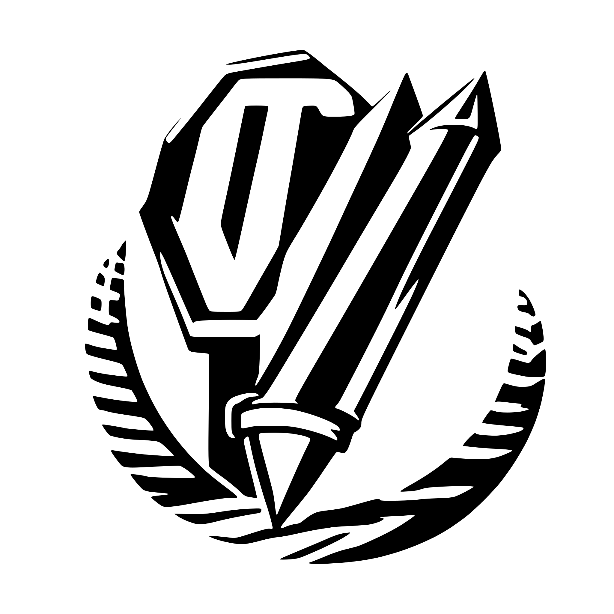 AI-generated SVG of a Steel darts over Letter M and letter P