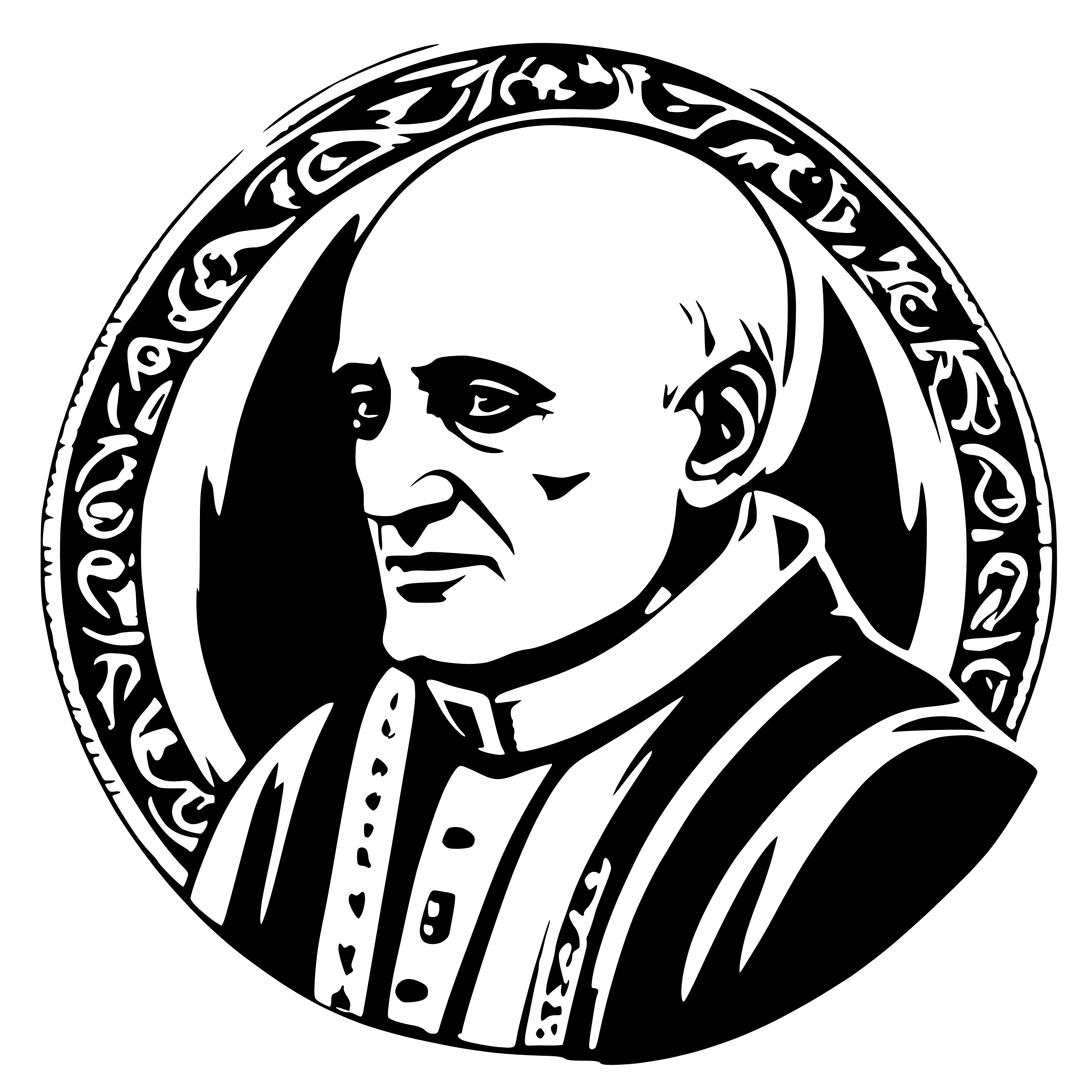 AI-generated SVG of 'esoteric pope'