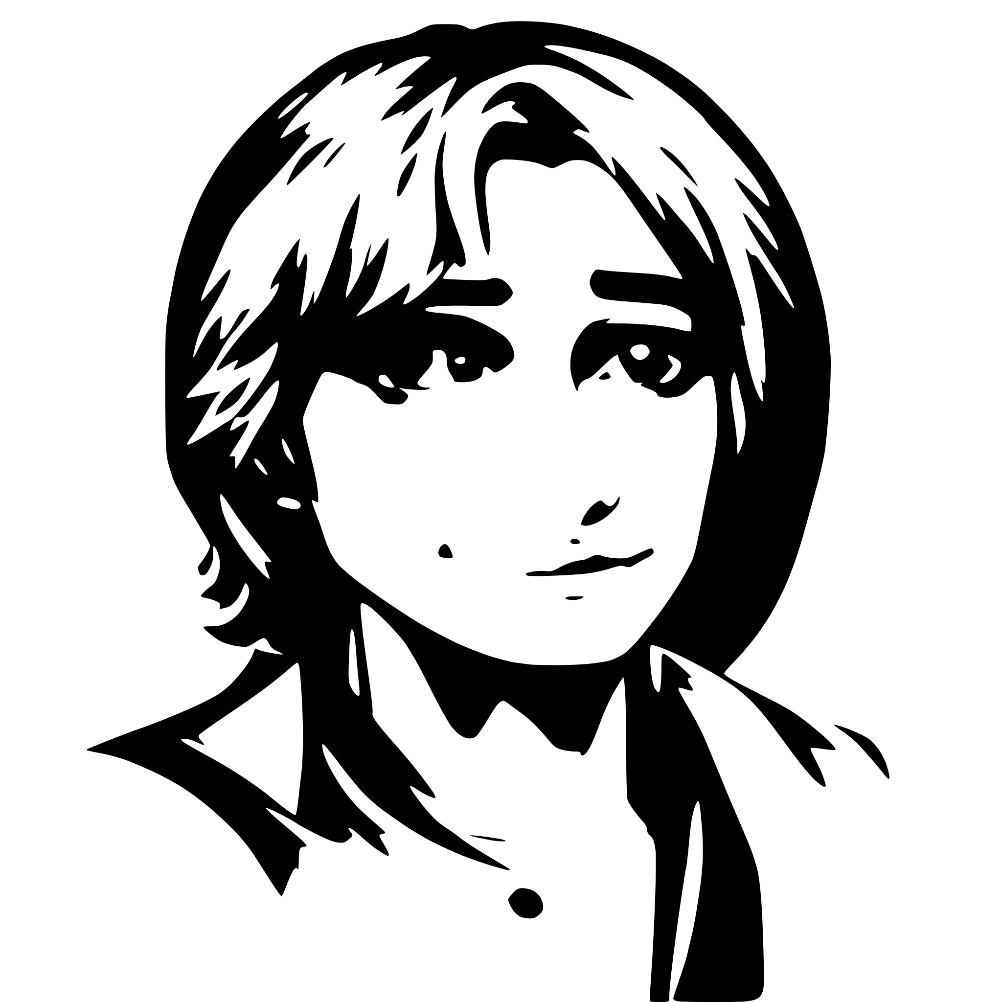 AI-generated SVG of a cute young guy