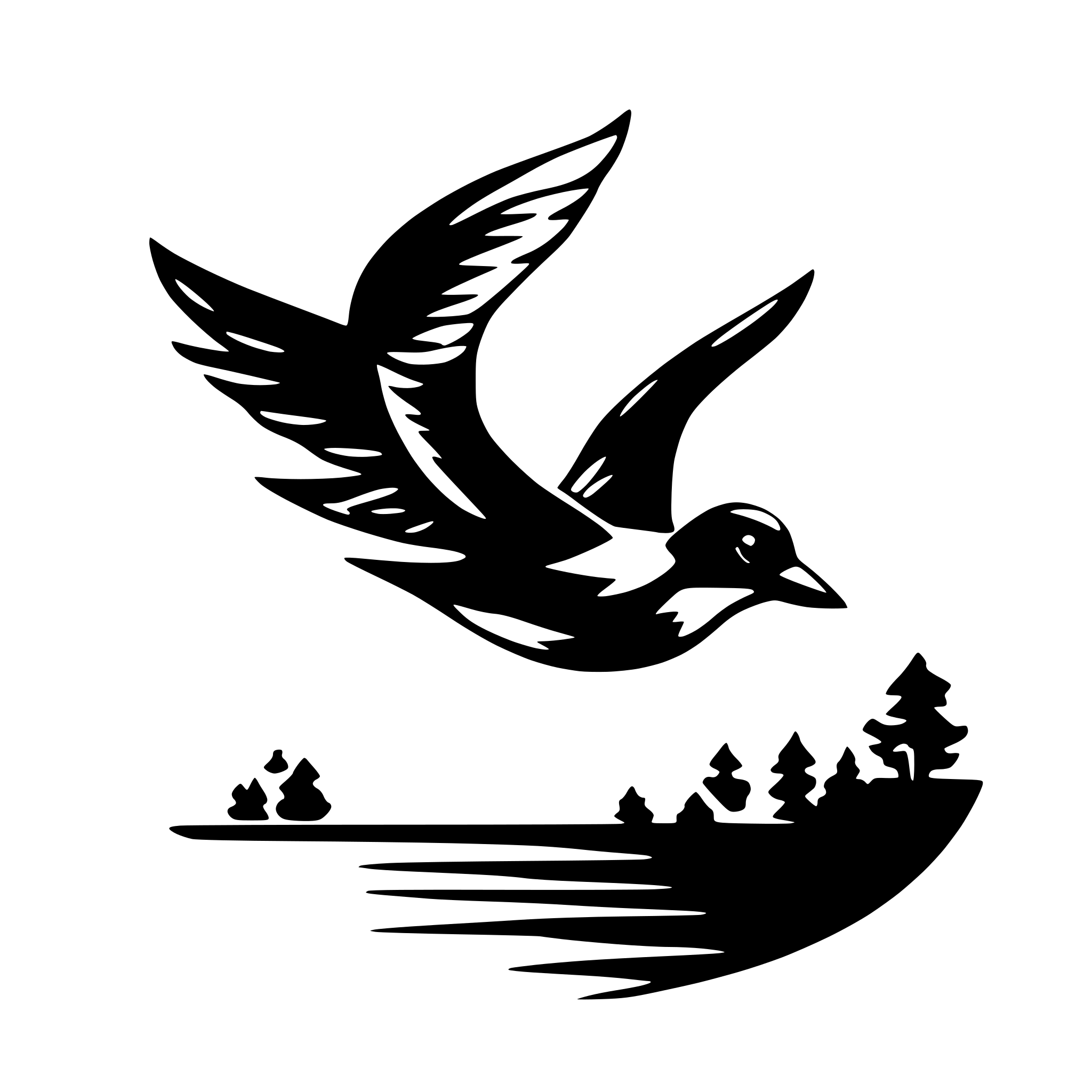 AI-generated SVG of a create flying bird bundle svg