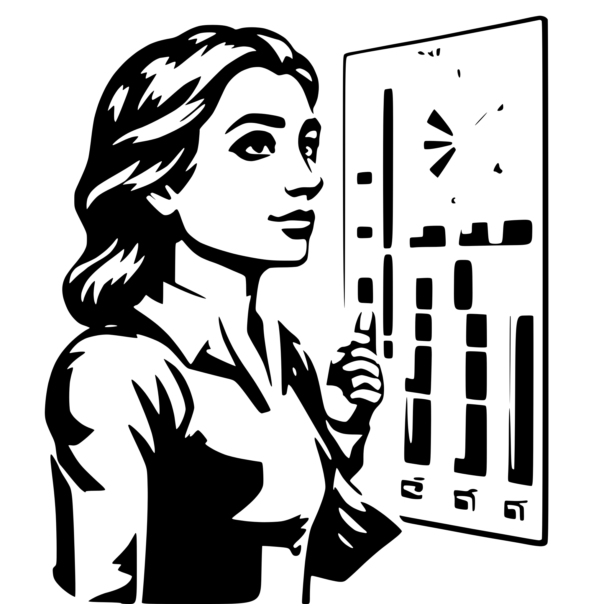AI-generated SVG of 'person visualizing charts'