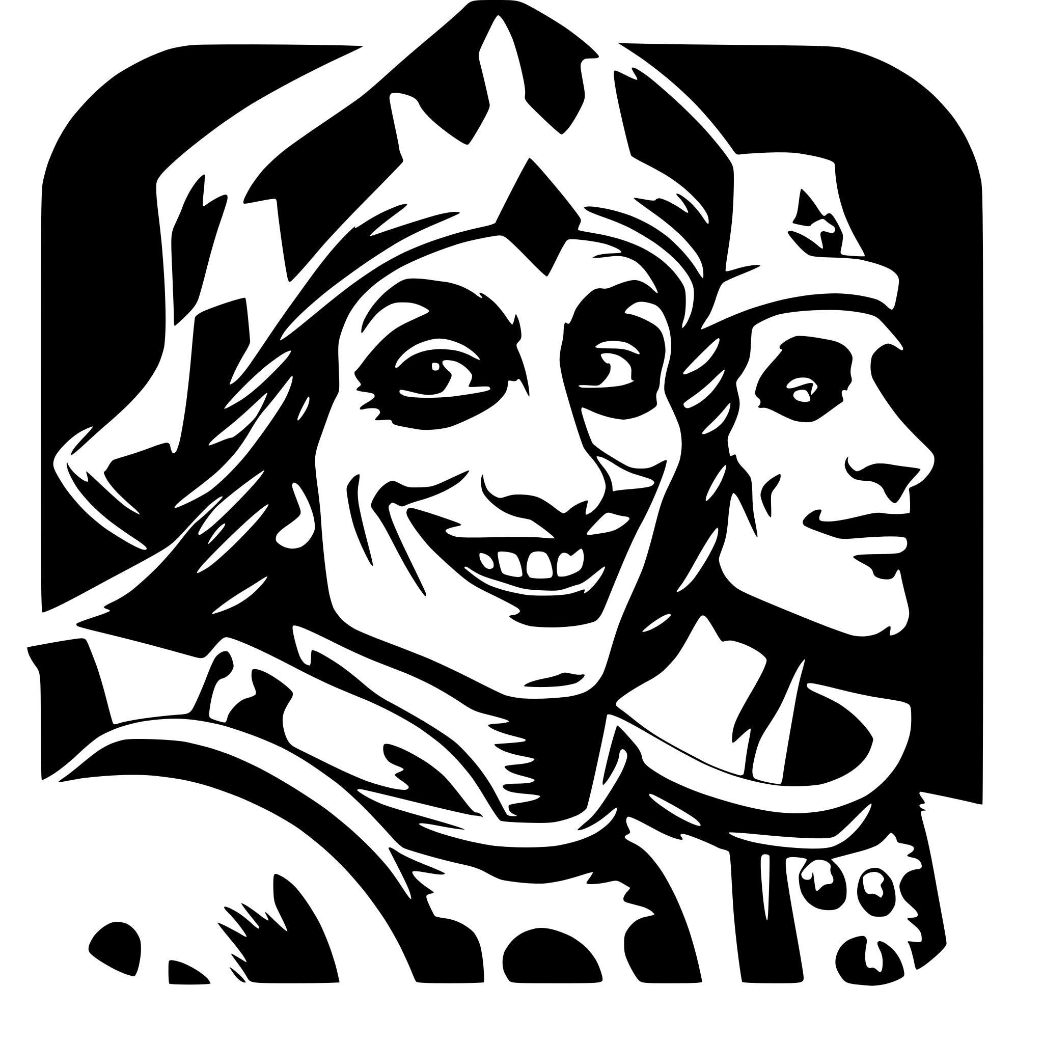 AI-generated SVG of a Court jester with joker