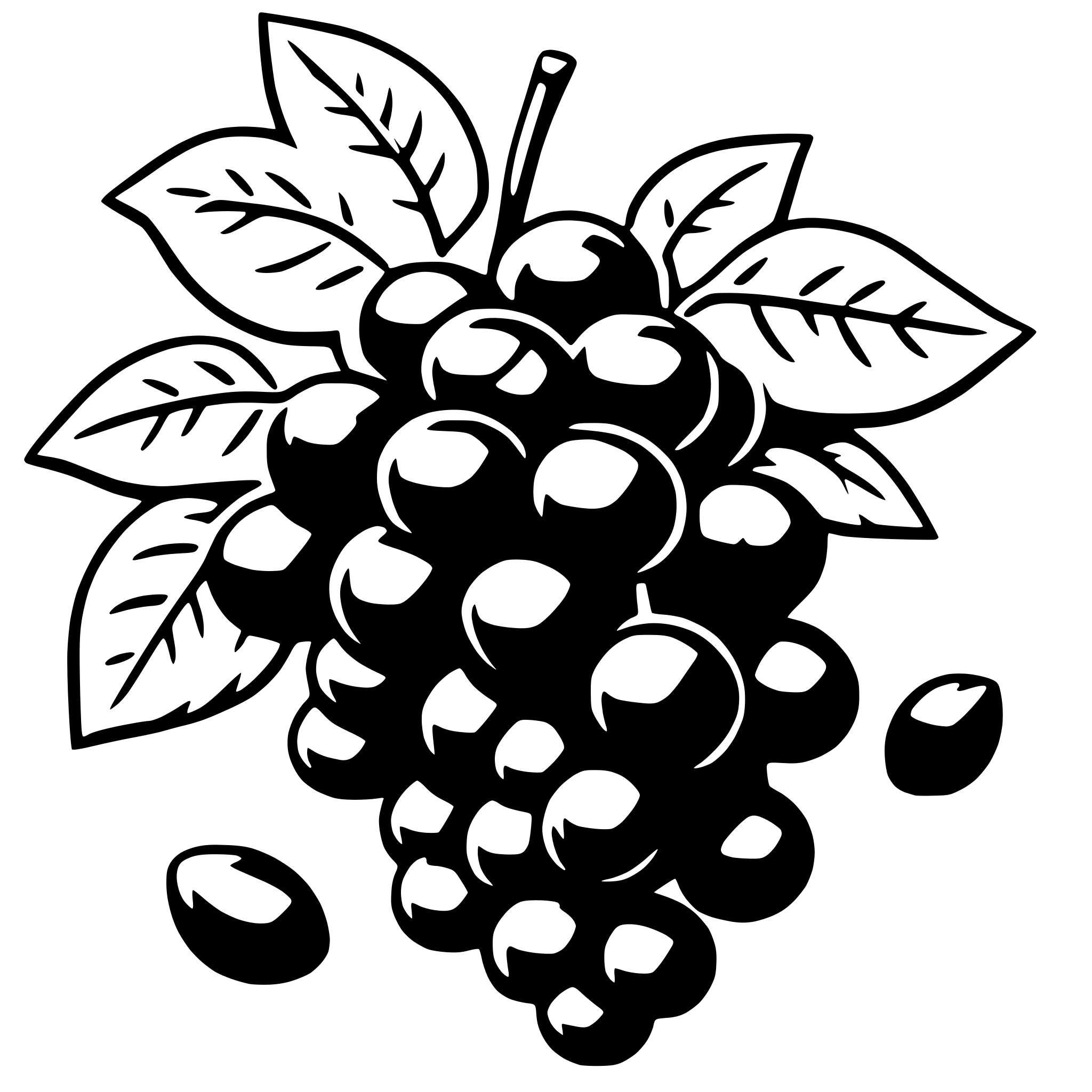 AI-generated SVG of 'grape'