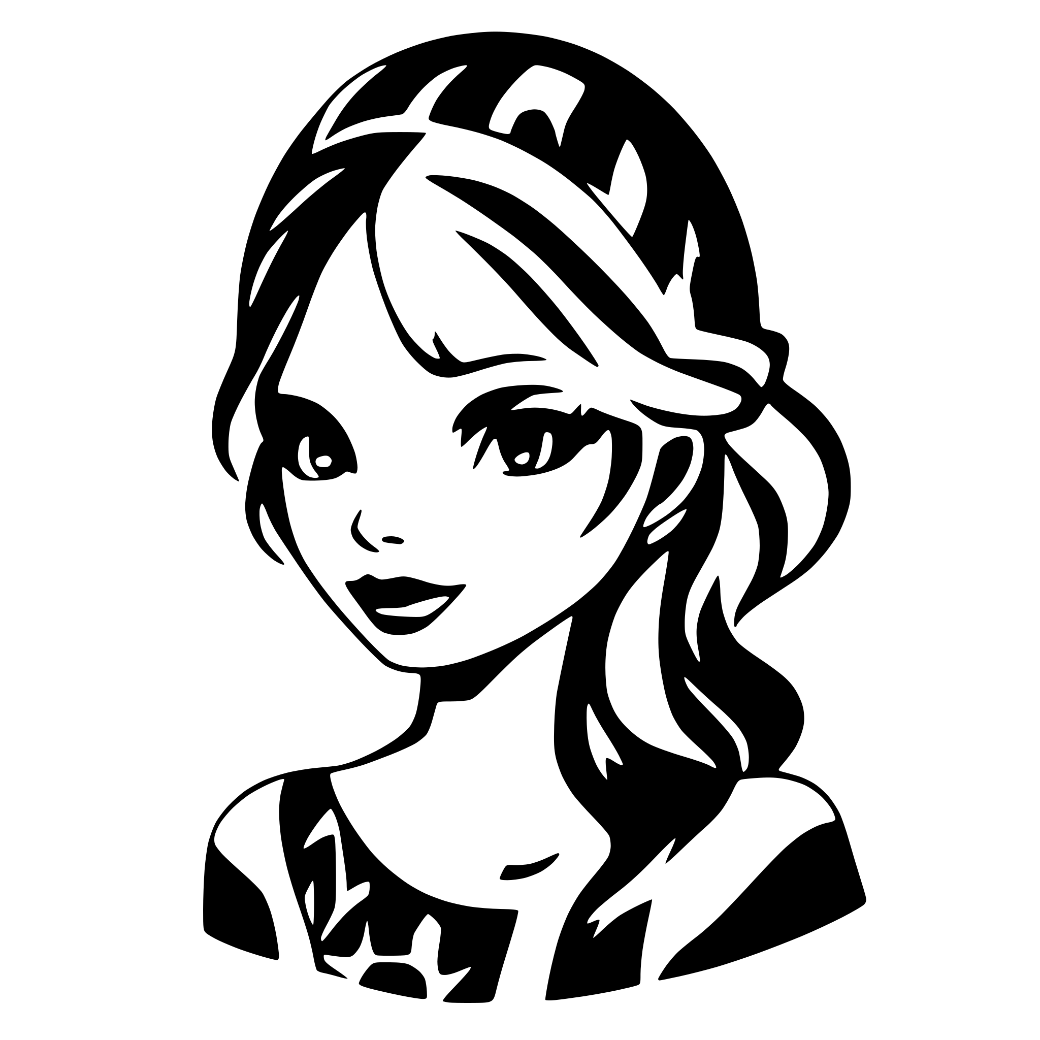 AI-generated SVG of 'miss quince'