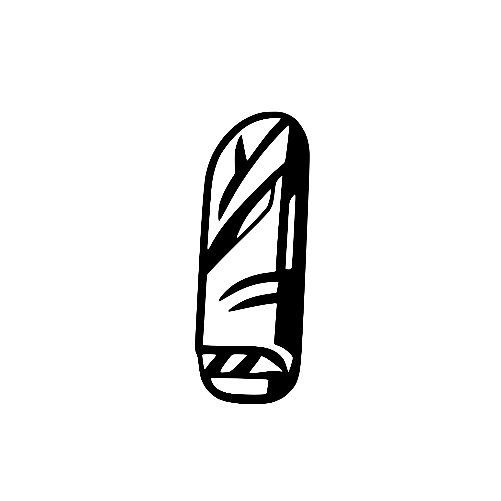 AI-generated SVG of a minimalistic cigar icon