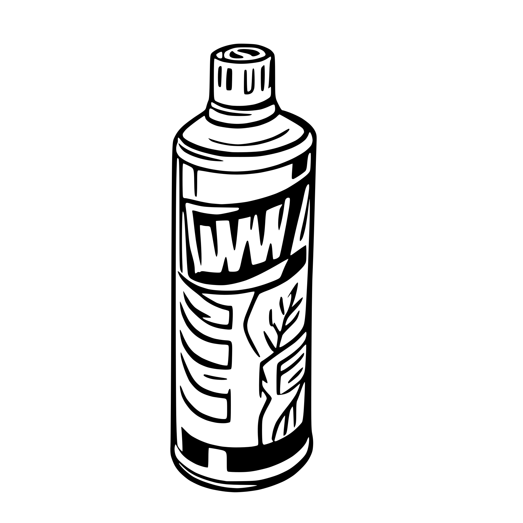 AI-generated SVG of a WD 40 oil