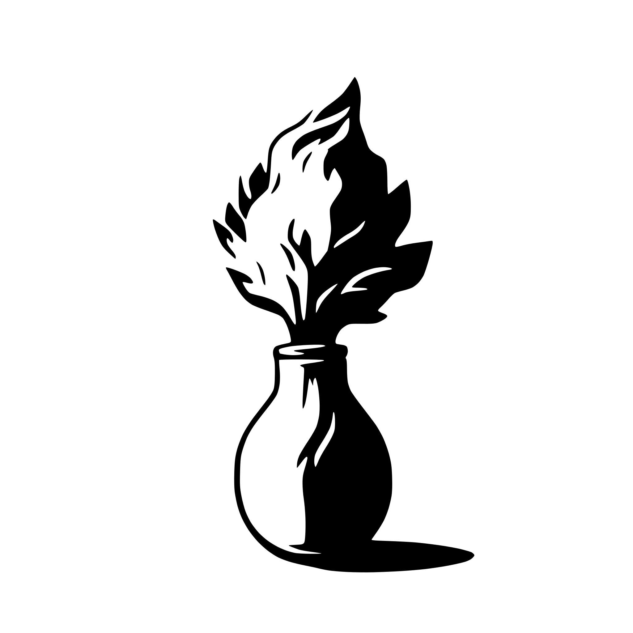AI-generated SVG of a fireball