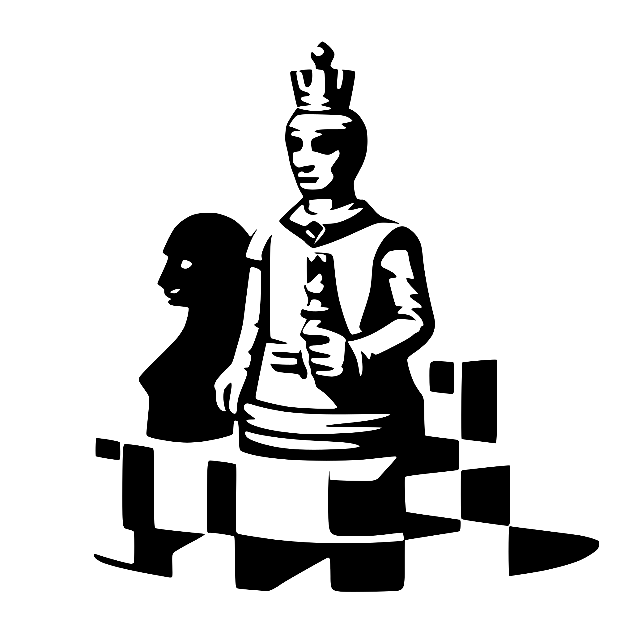 AI-generated SVG of 'chessfigur'