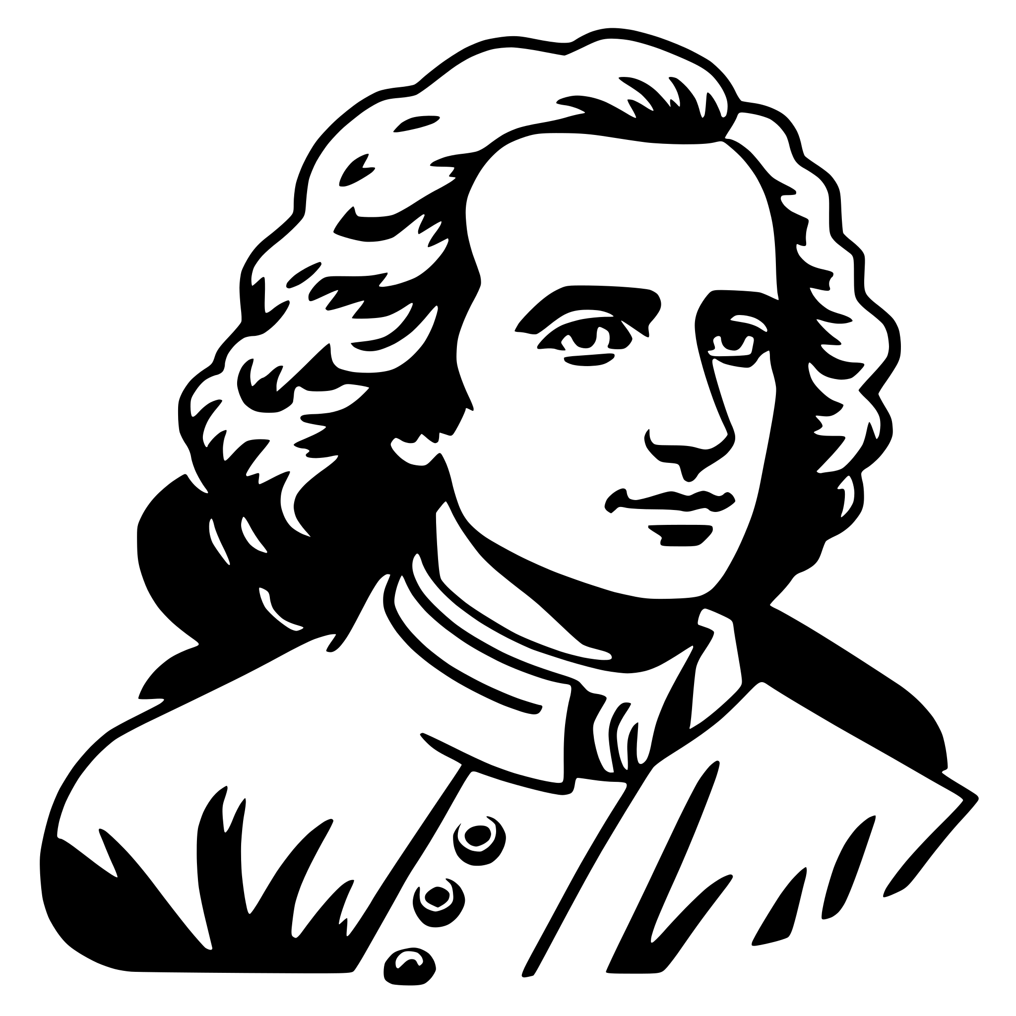 AI-generated SVG of 'jean-jacques rousseau'