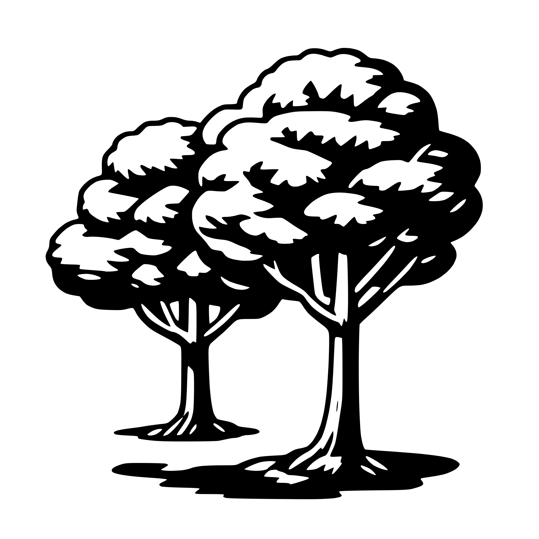 AI-generated SVG of a tree