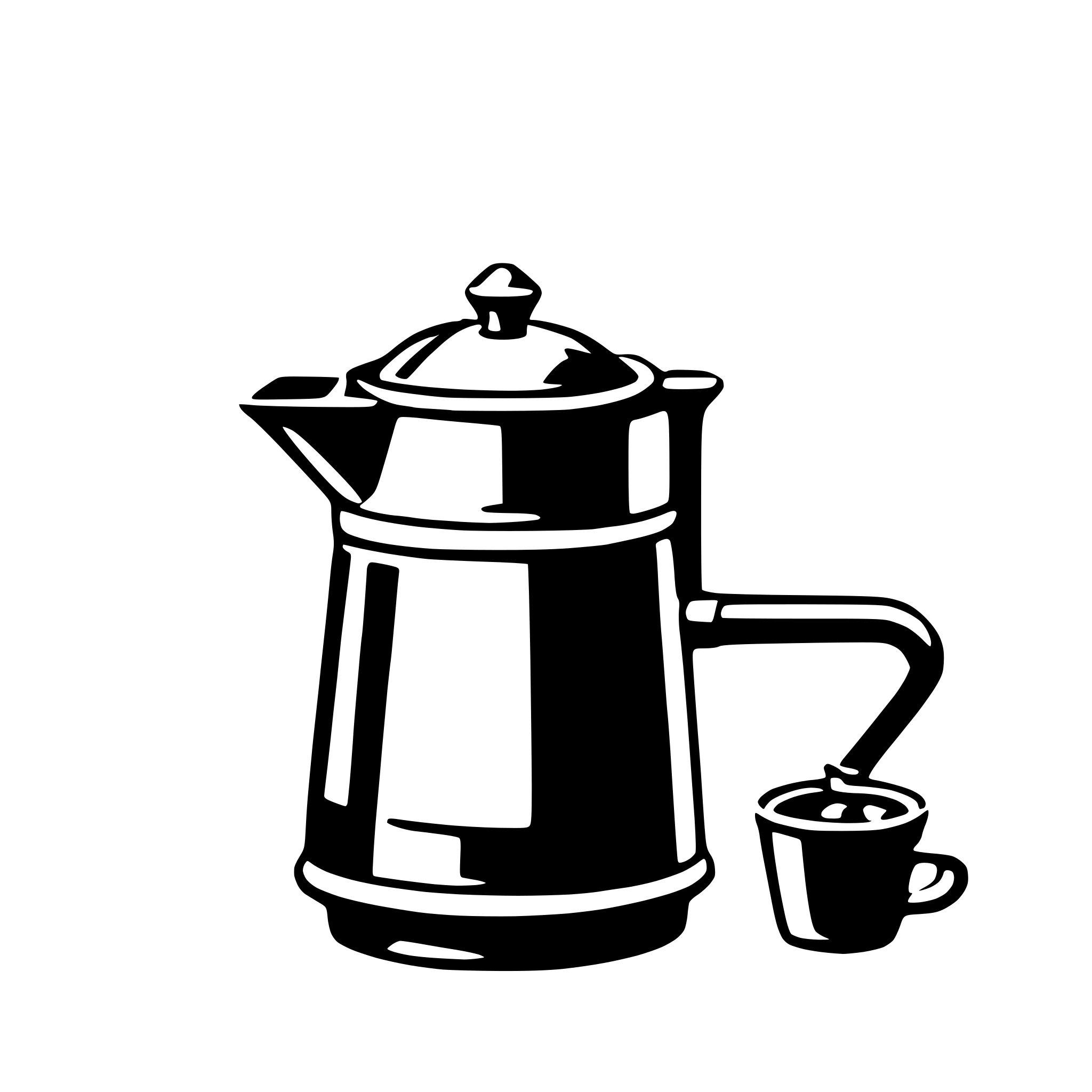 AI-generated SVG of a coffee pot