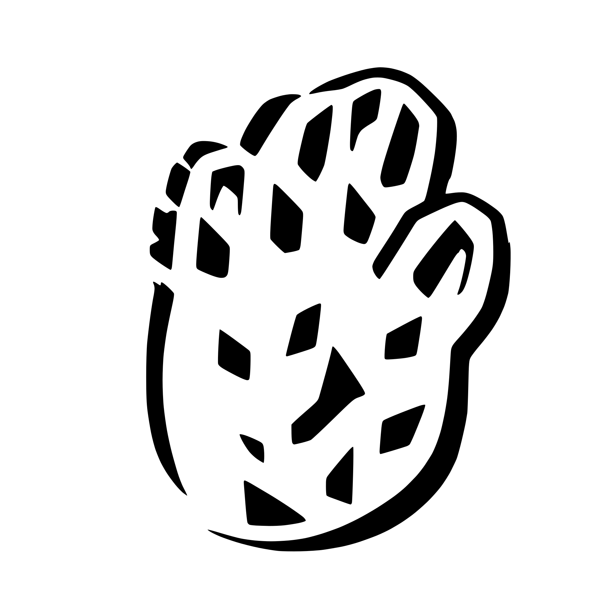 AI-generated SVG of 'cat paw'