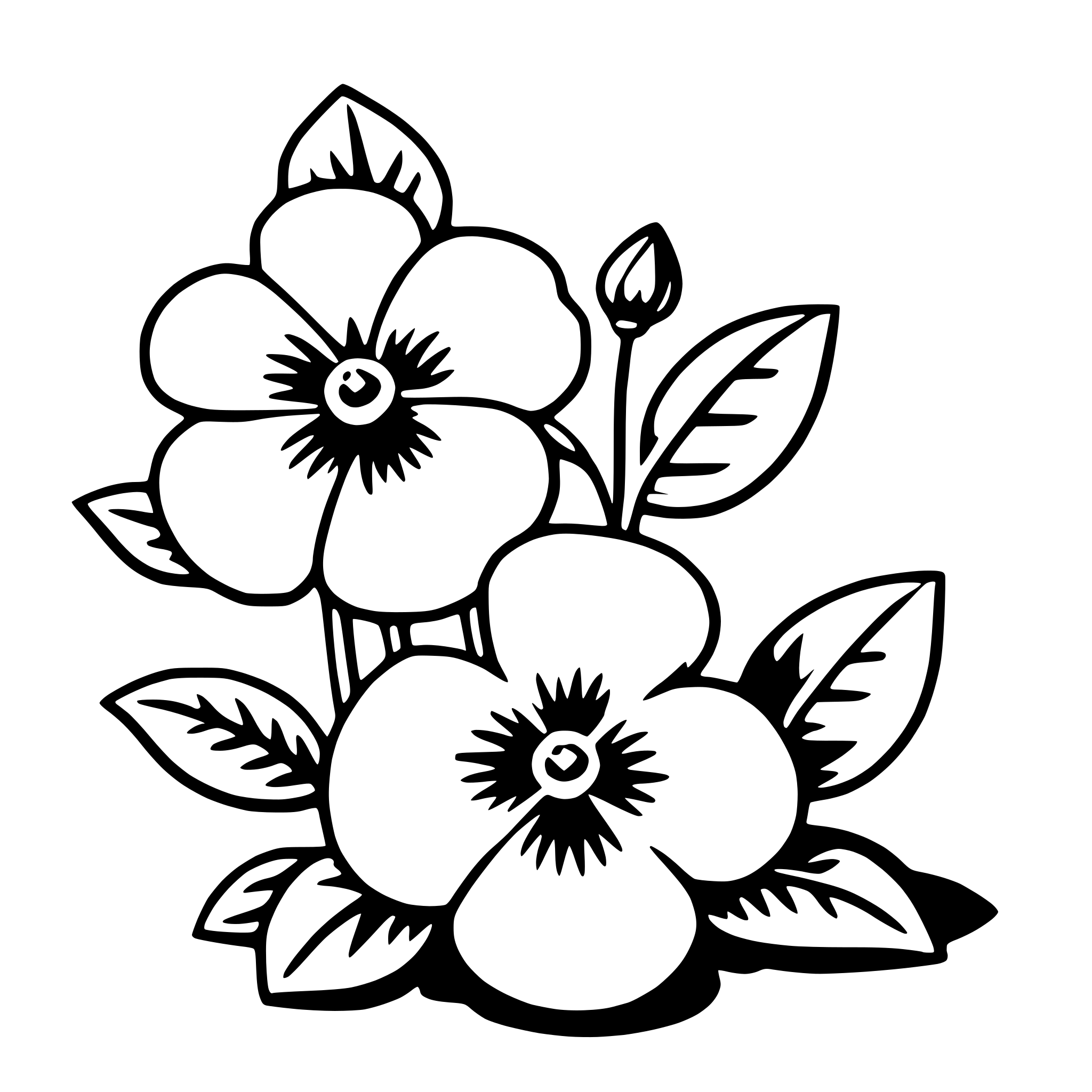AI-generated SVG of 'pansy'