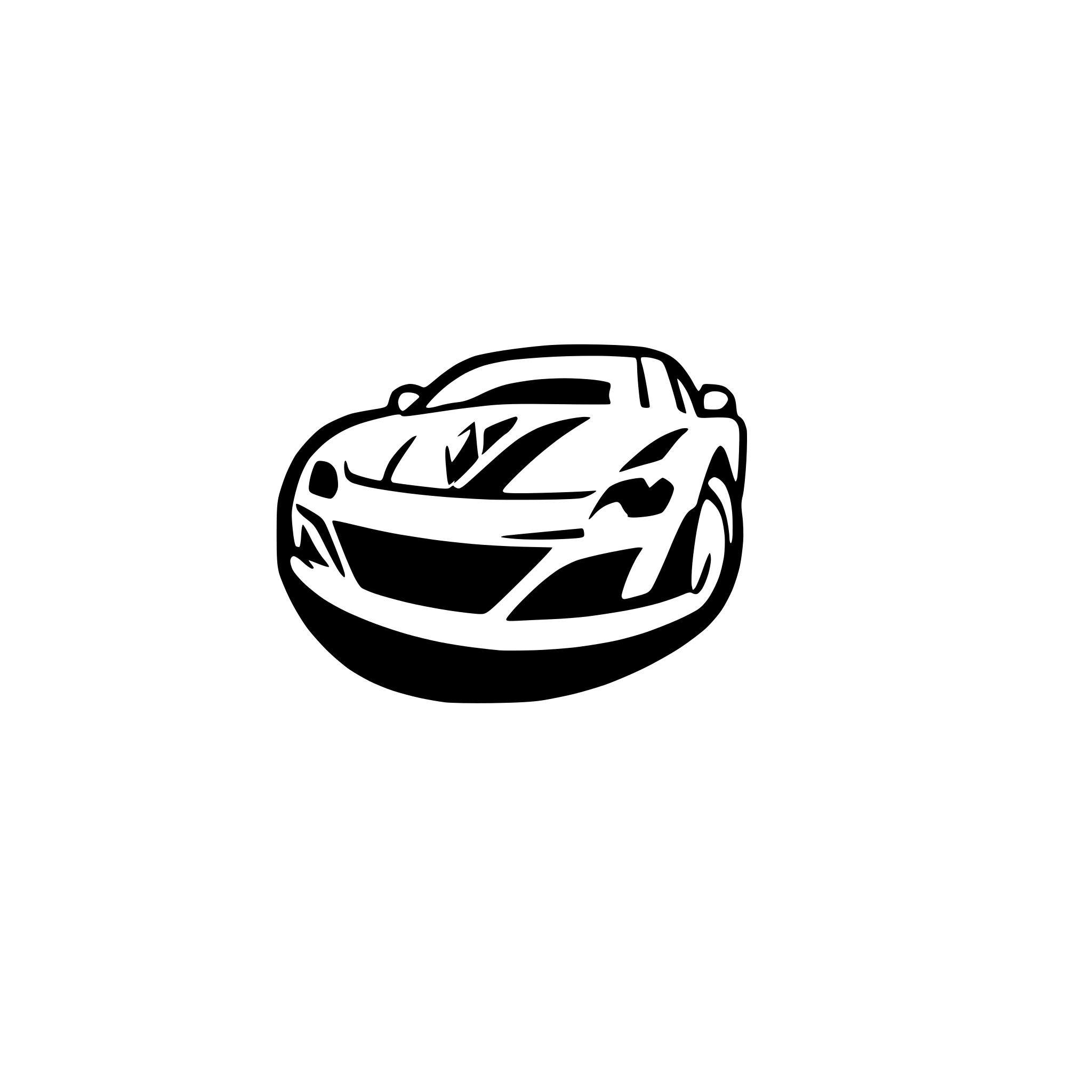 AI-generated SVG of a car