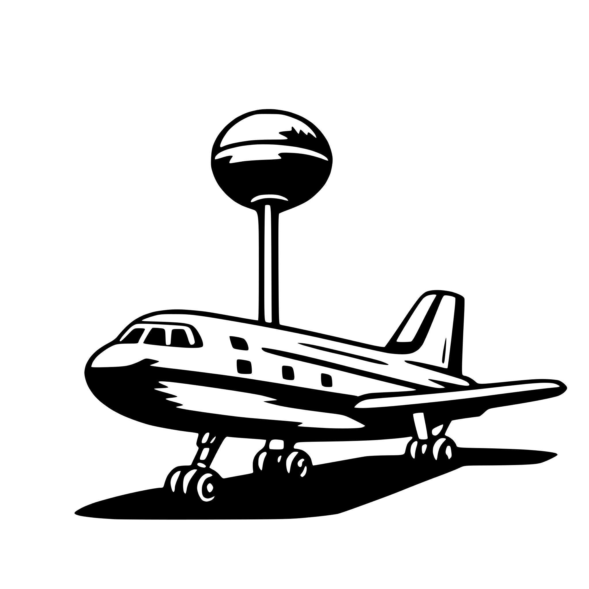 AI-generated SVG of a airplane