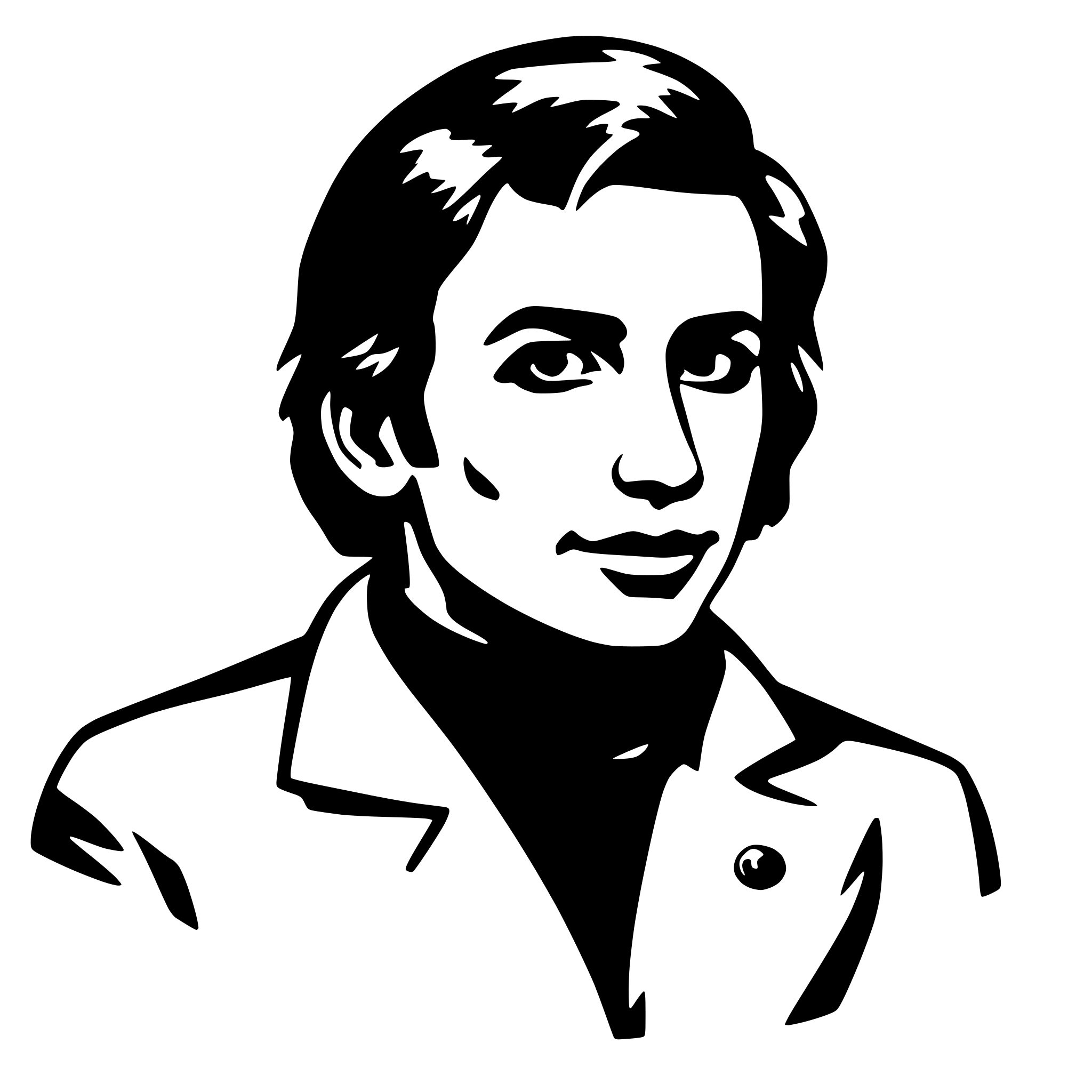 AI-generated SVG of a michael terzer