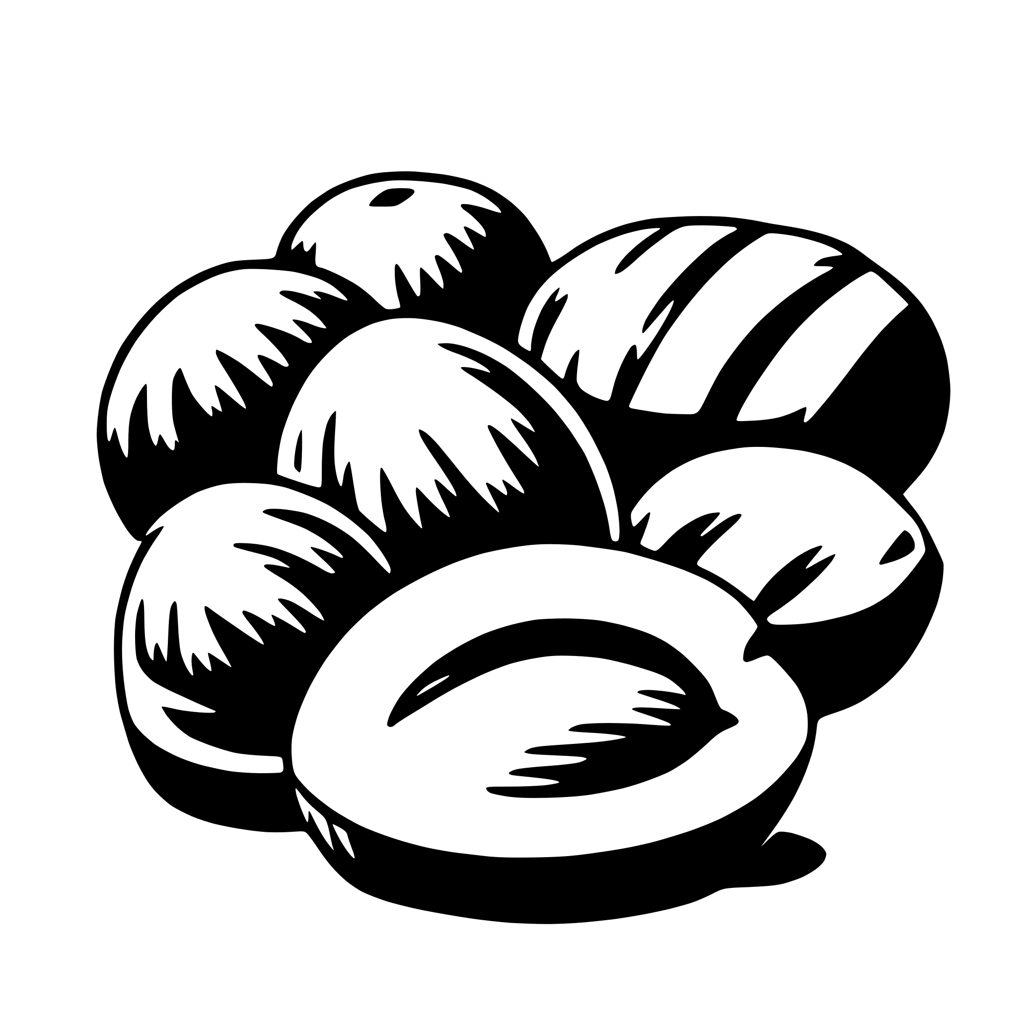 AI-generated SVG of a nut