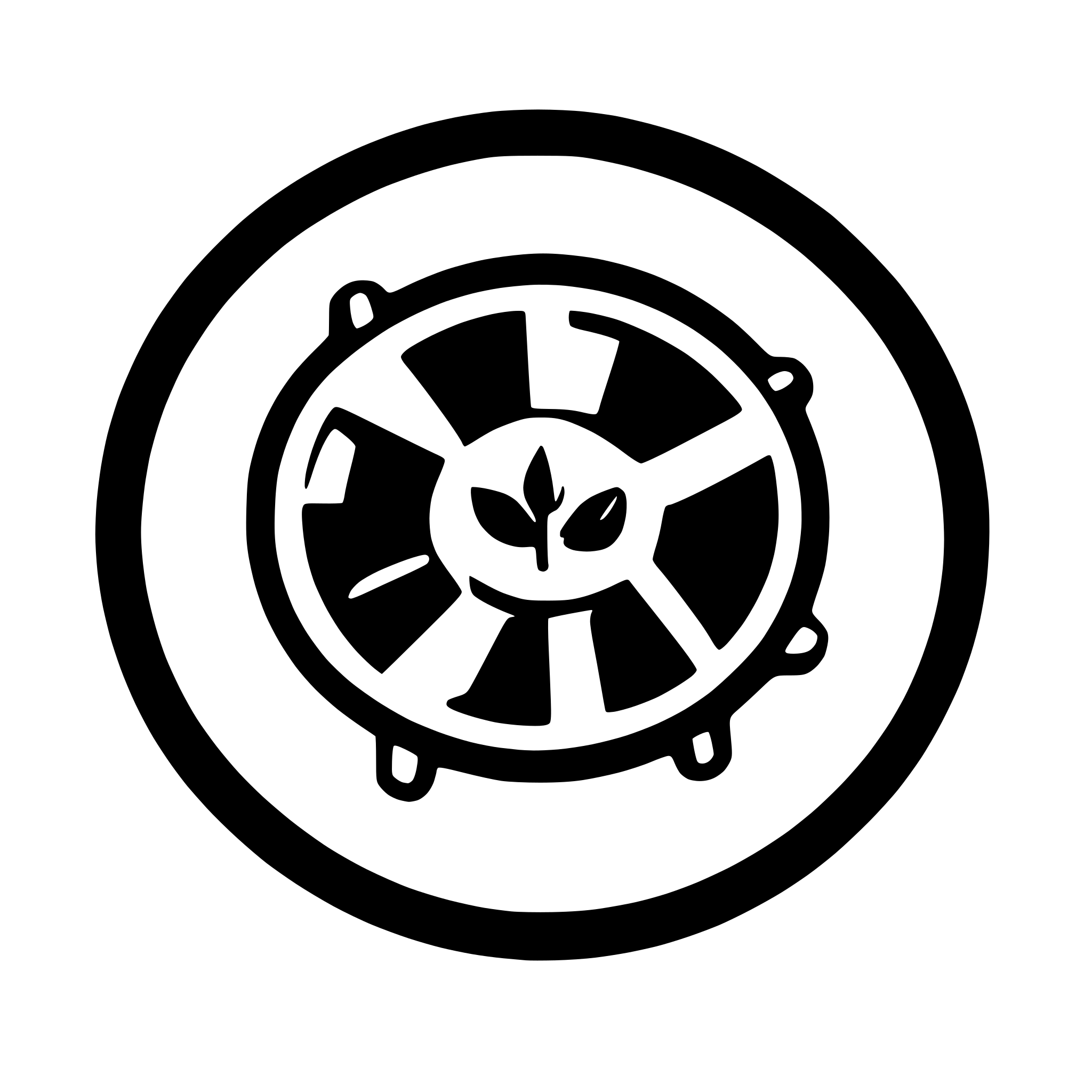 AI-generated SVG of a an icon of kubernetes
