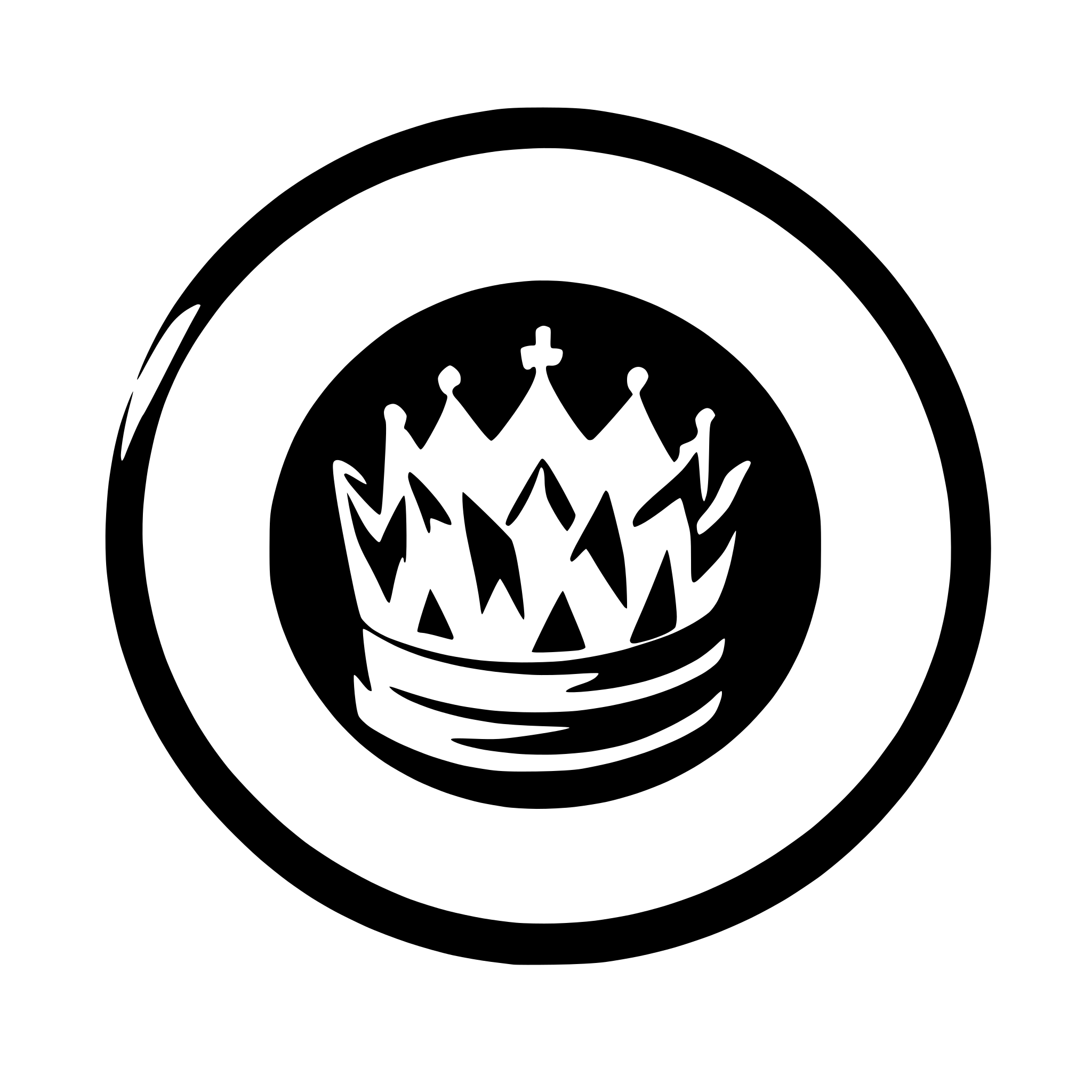 AI-generated SVG of 'rolex crown logo'