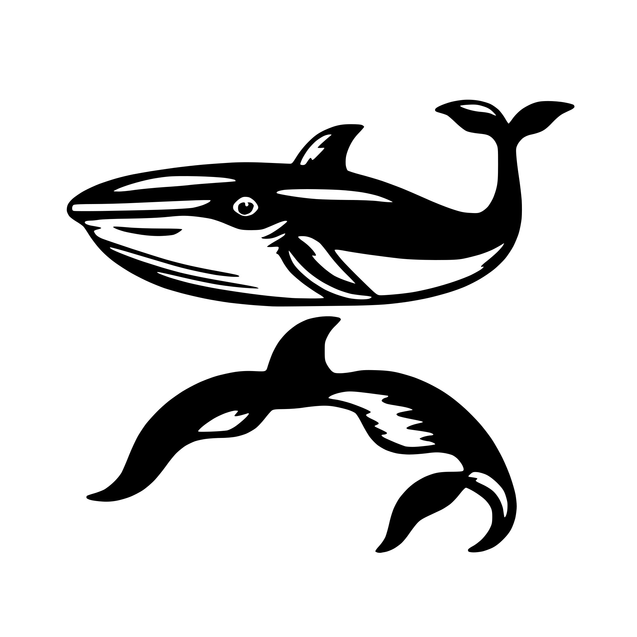 AI-generated SVG of 'whale with tail'