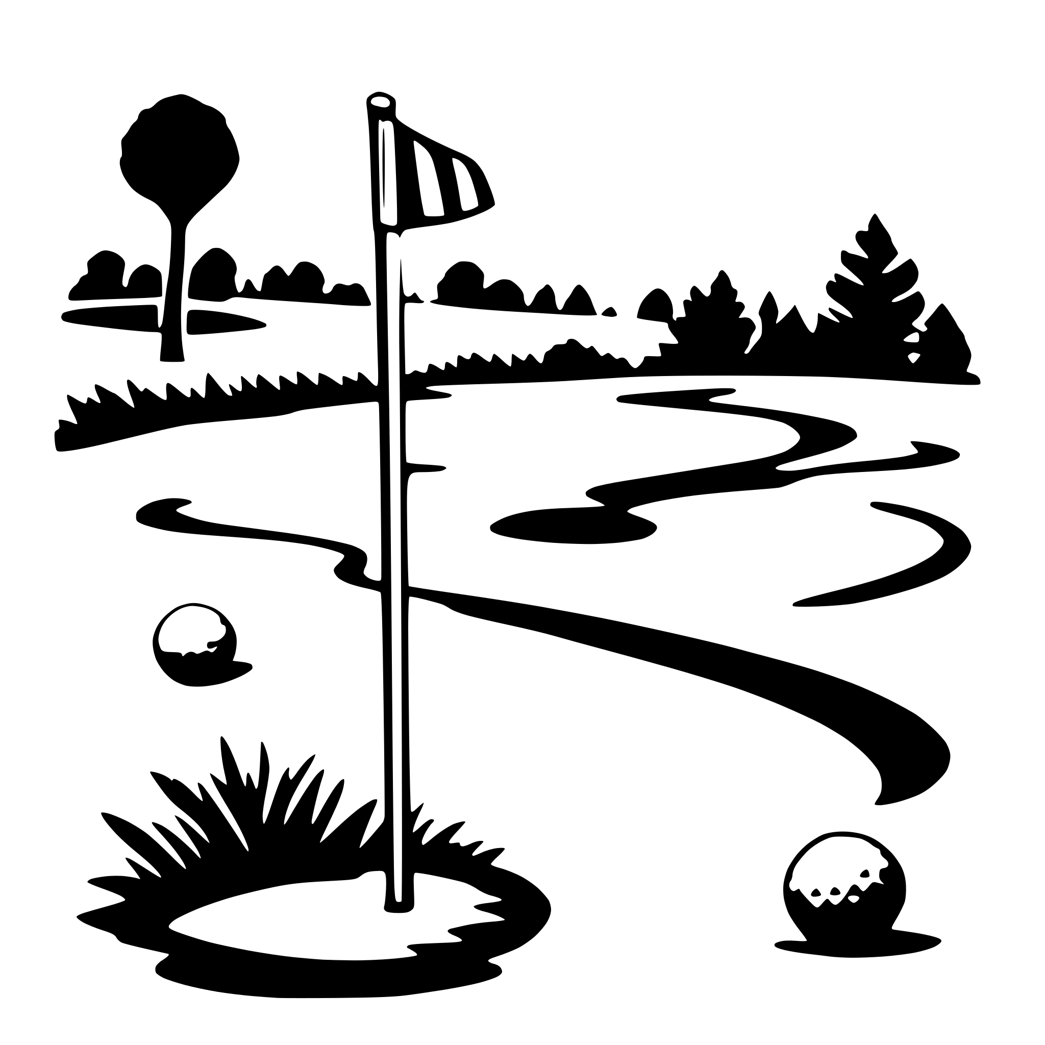 AI-generated SVG of 'golf pattern'
