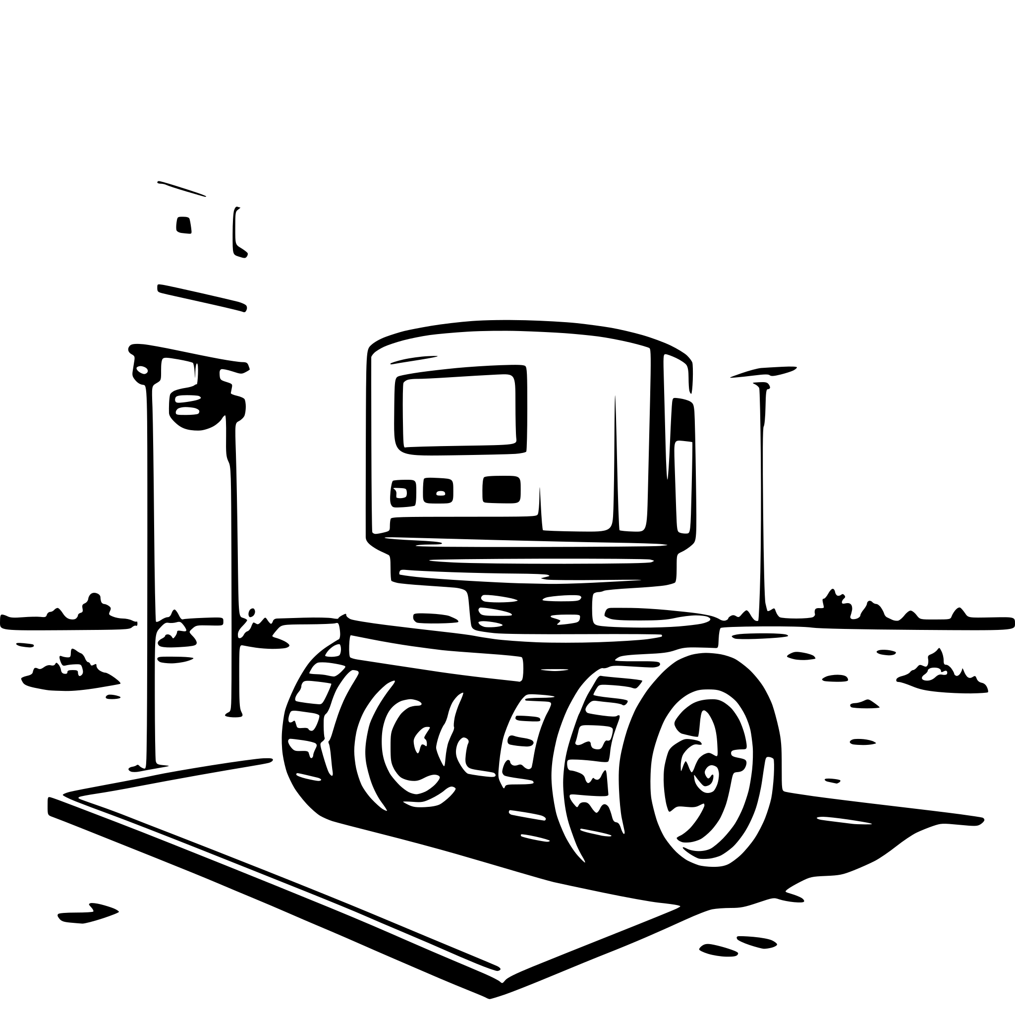 AI-generated SVG of a mobile inspection robot in photovoltaic camp AI-generated SVG of a mobile inspection robot in photovoltaic camp