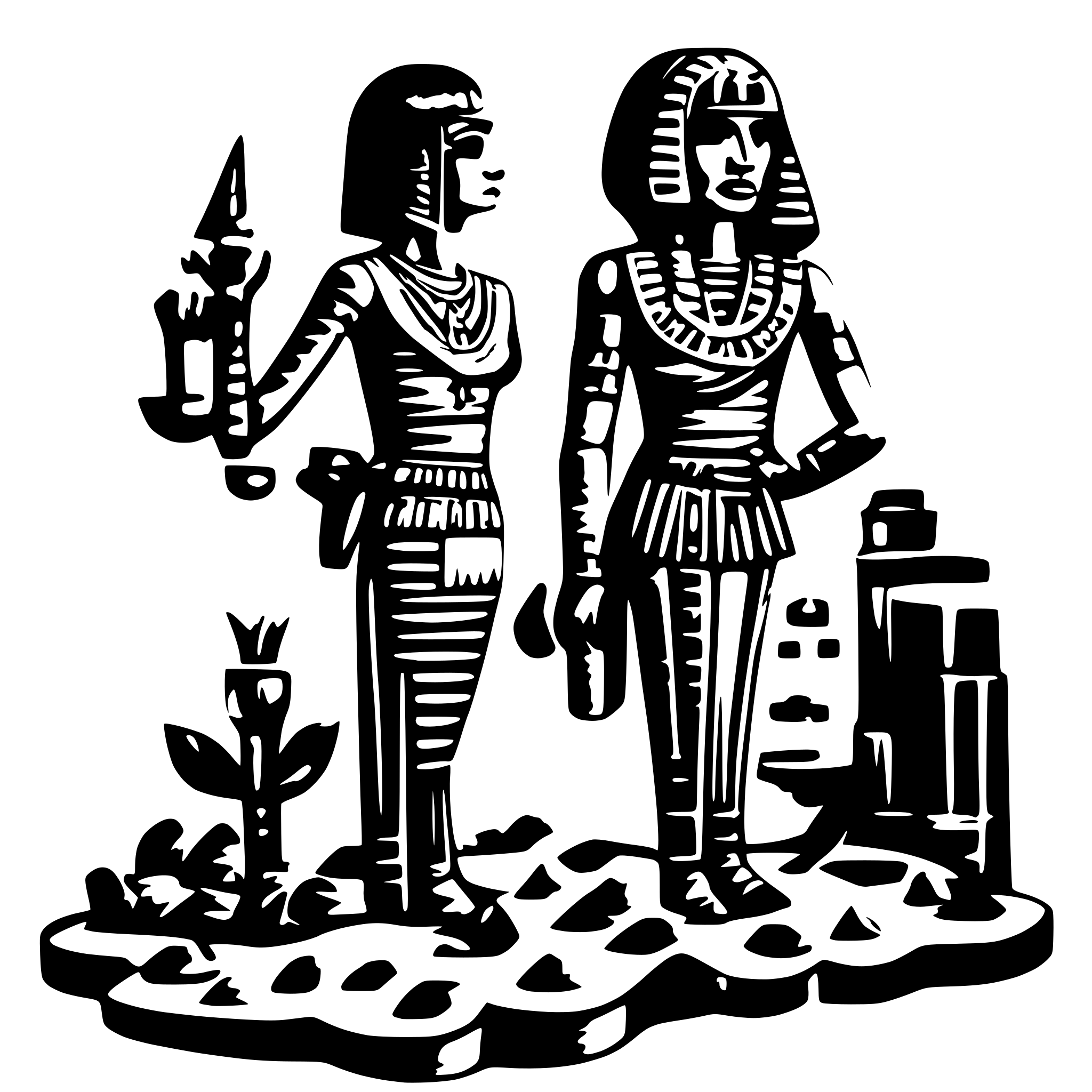 AI-generated SVG of a Egypt