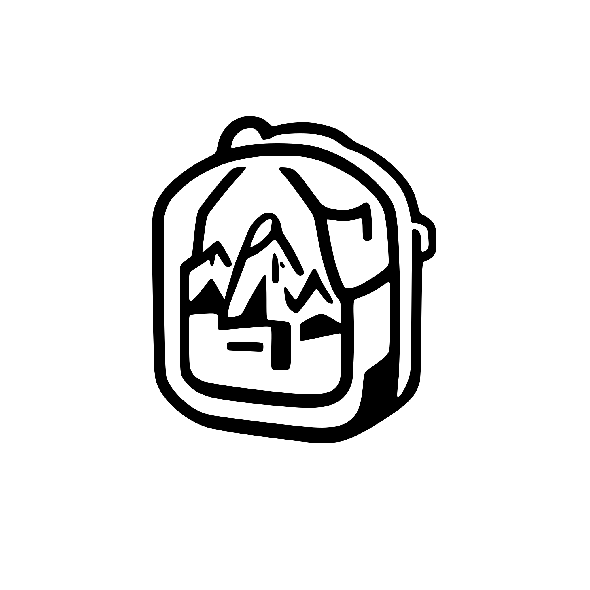 AI-generated SVG of a hiking ihone apps color