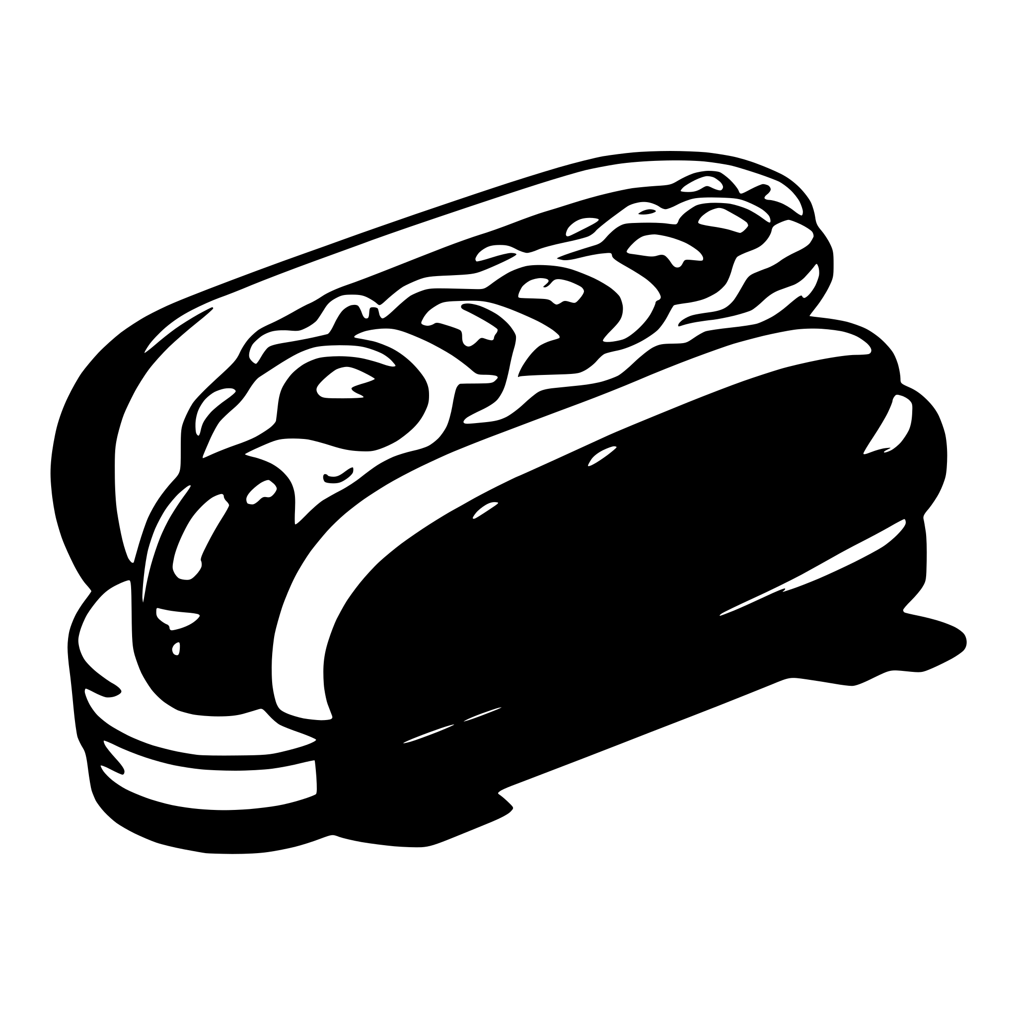 AI-generated SVG of a hot dog